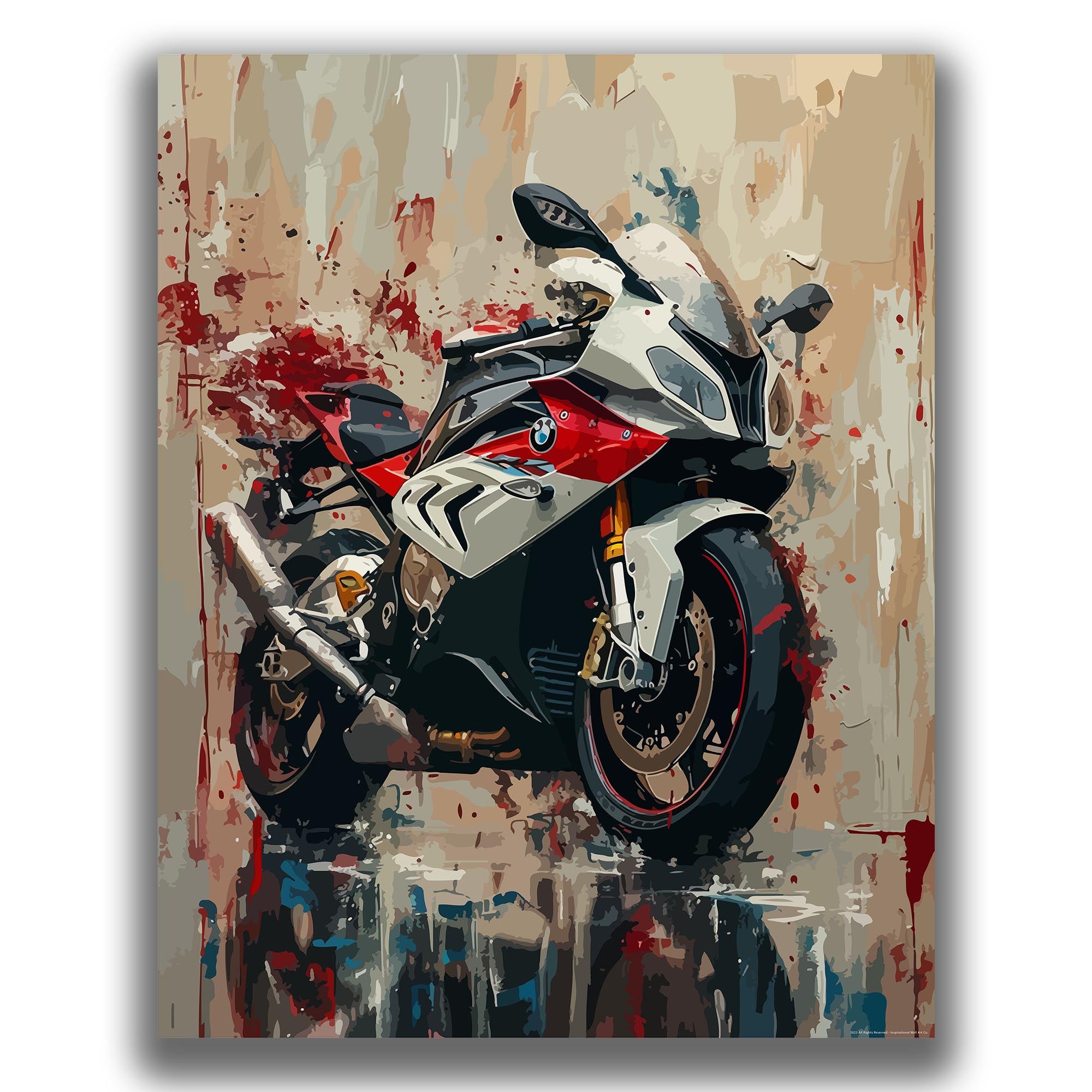 Scintillating - Motorcycle Poster