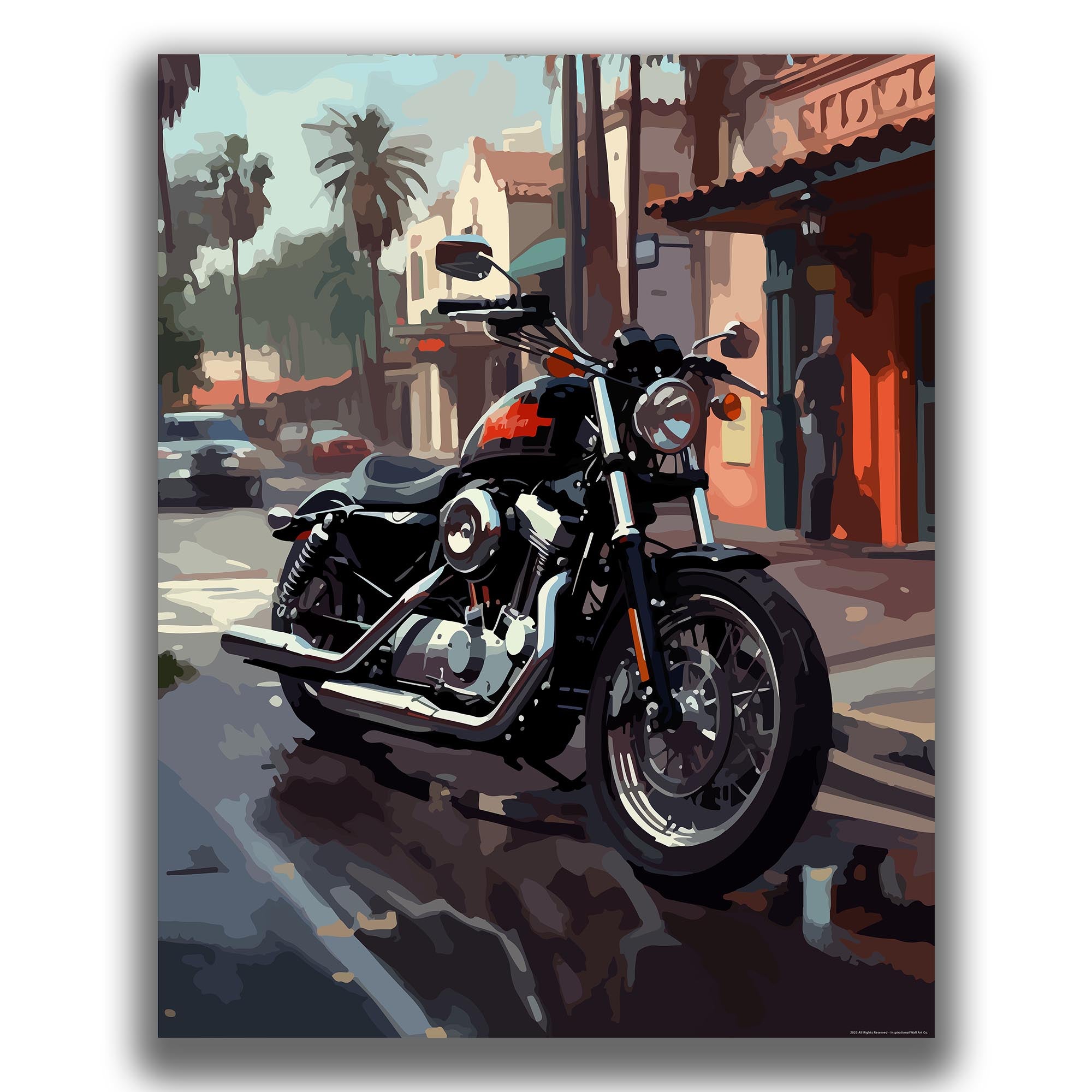 Invigorating - Motorcycle Poster