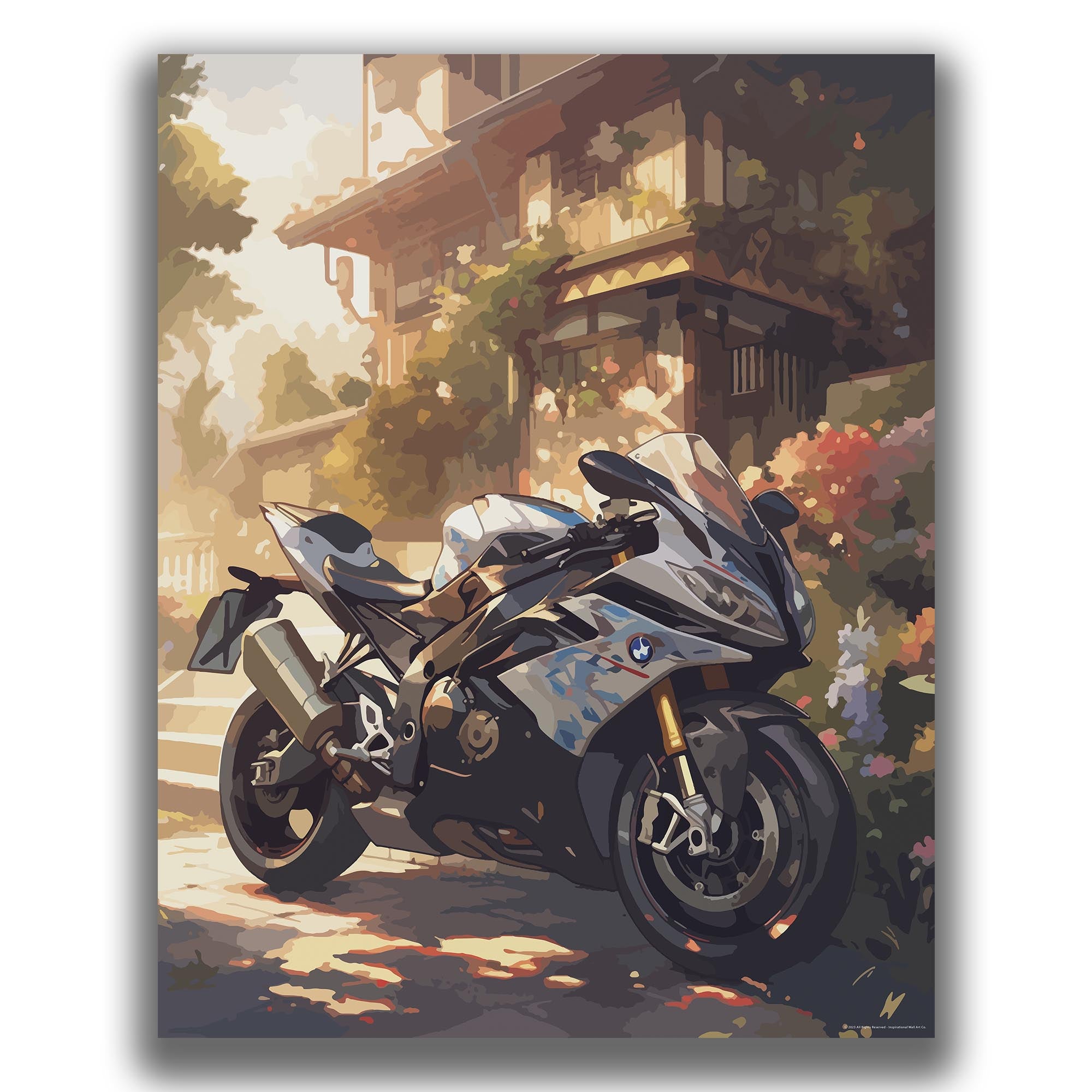 Champion - Motorcycle Poster