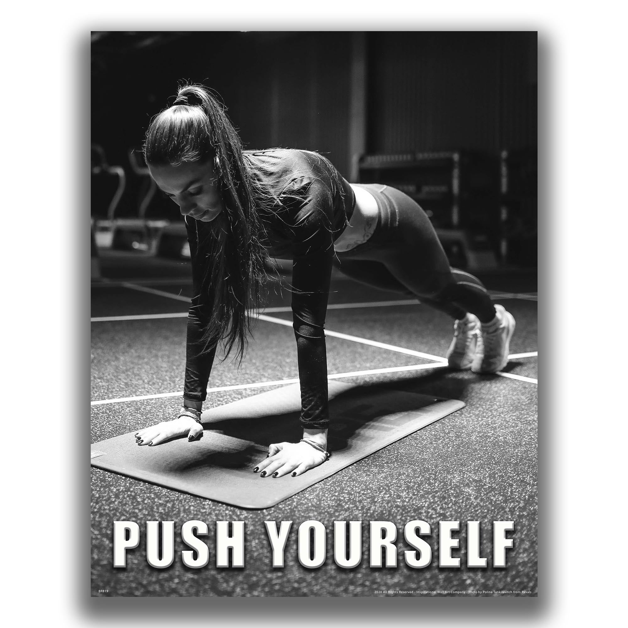 Push Yourself - Gym Poster