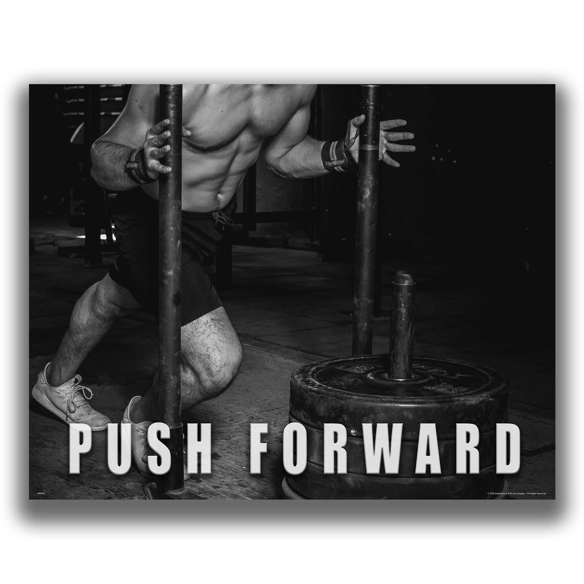 Push Forward - Gym Poster