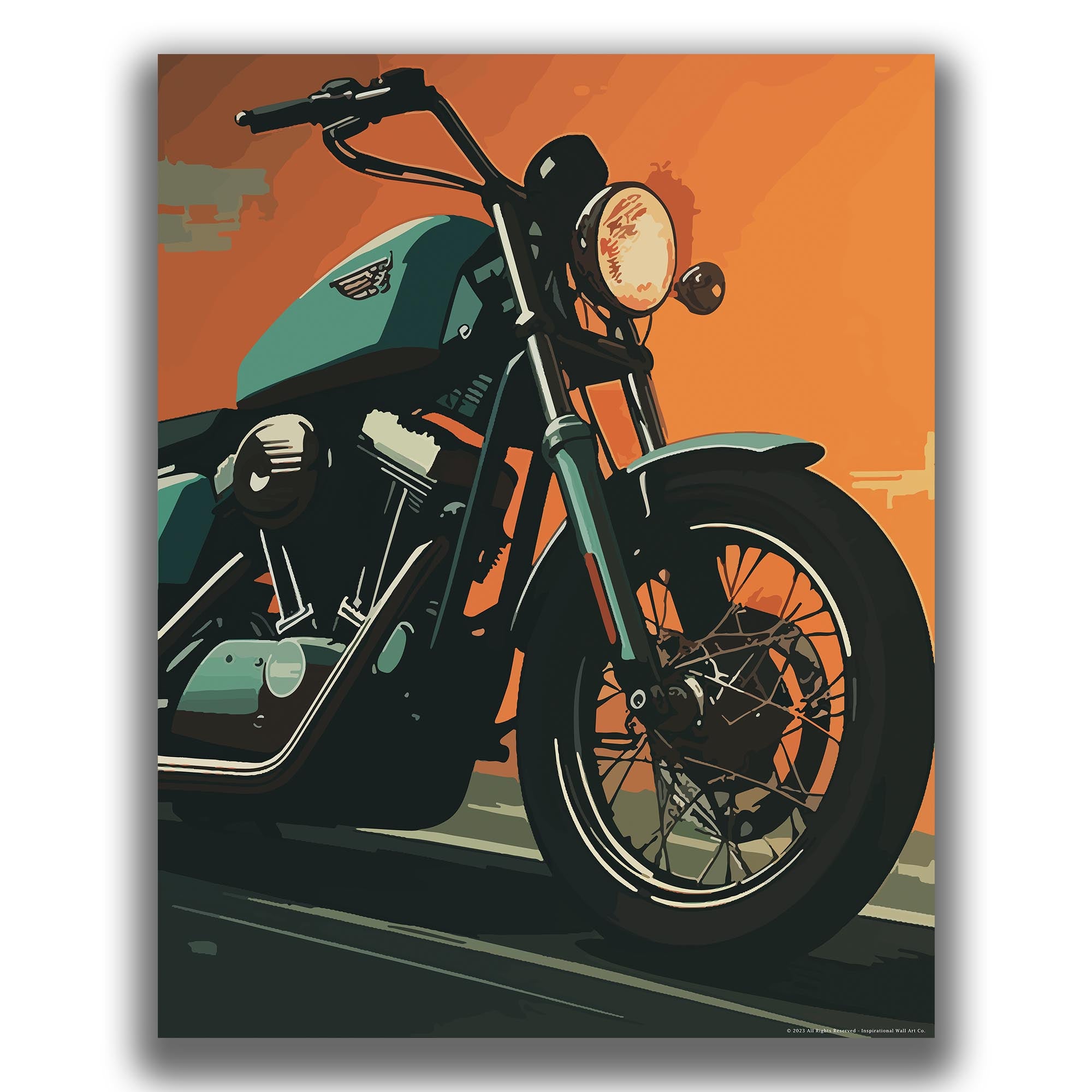 Road Warriors - Motorcycle Poster