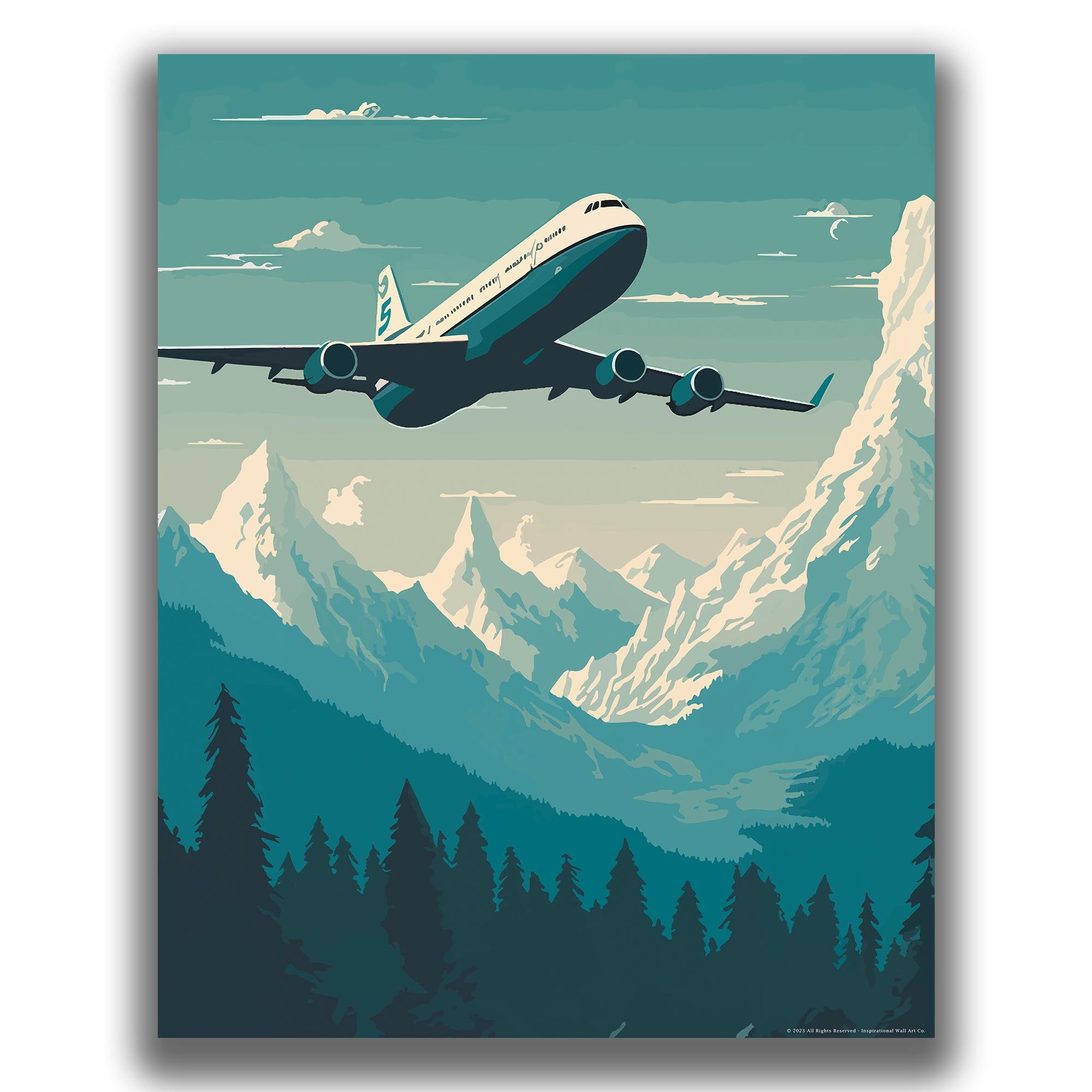 Skybound Adventure - Airplane Poster