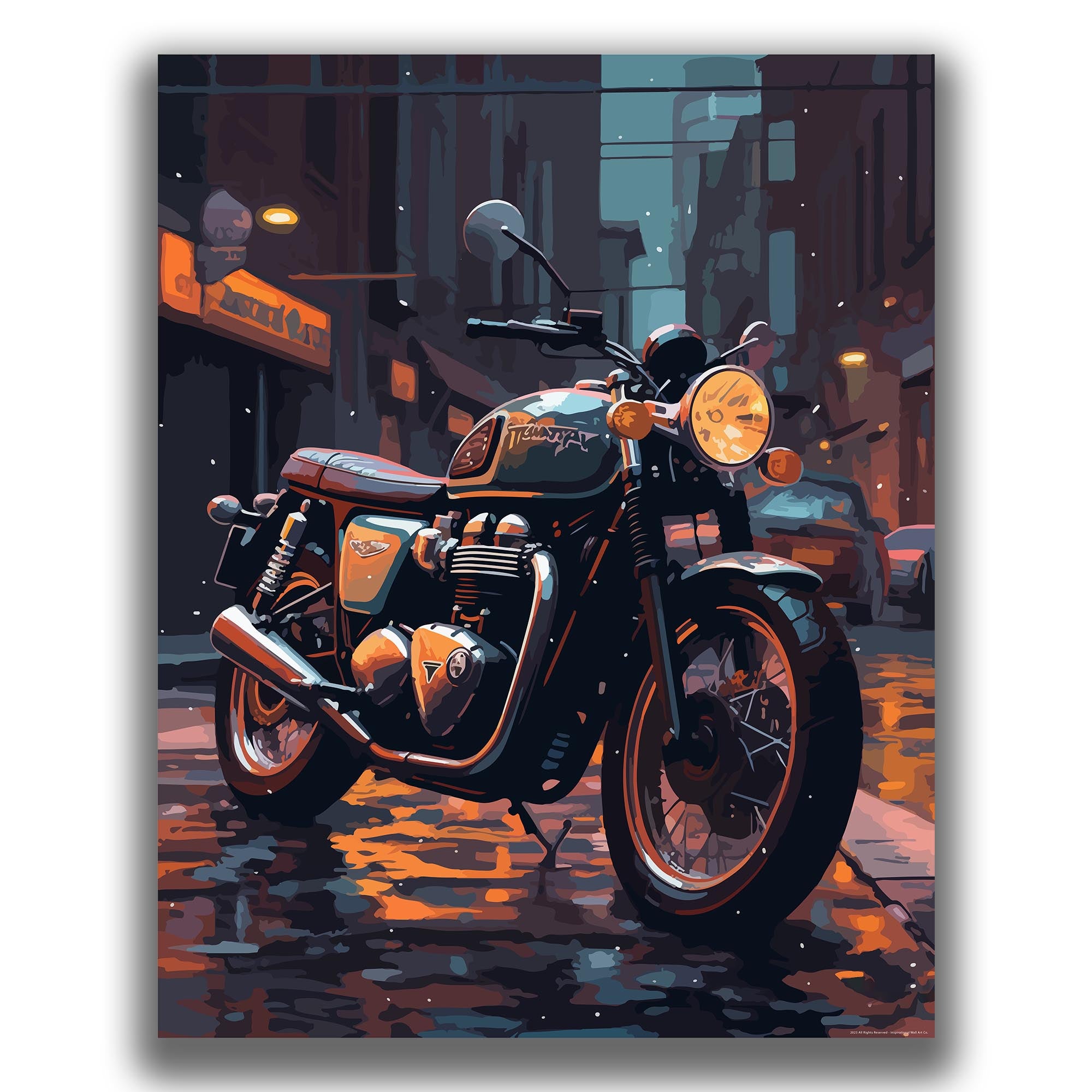 Fierce - Motorcycle Poster