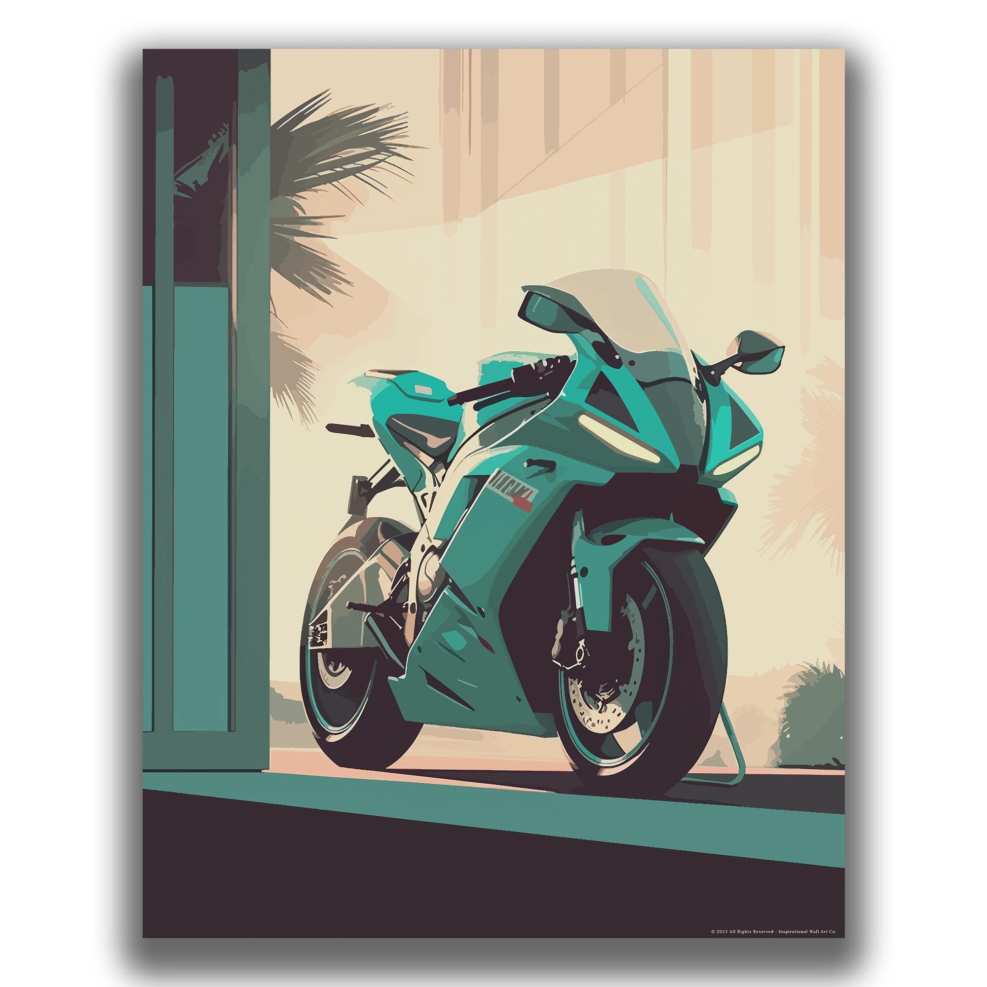 Cruising Delight - Motorcycle Poster