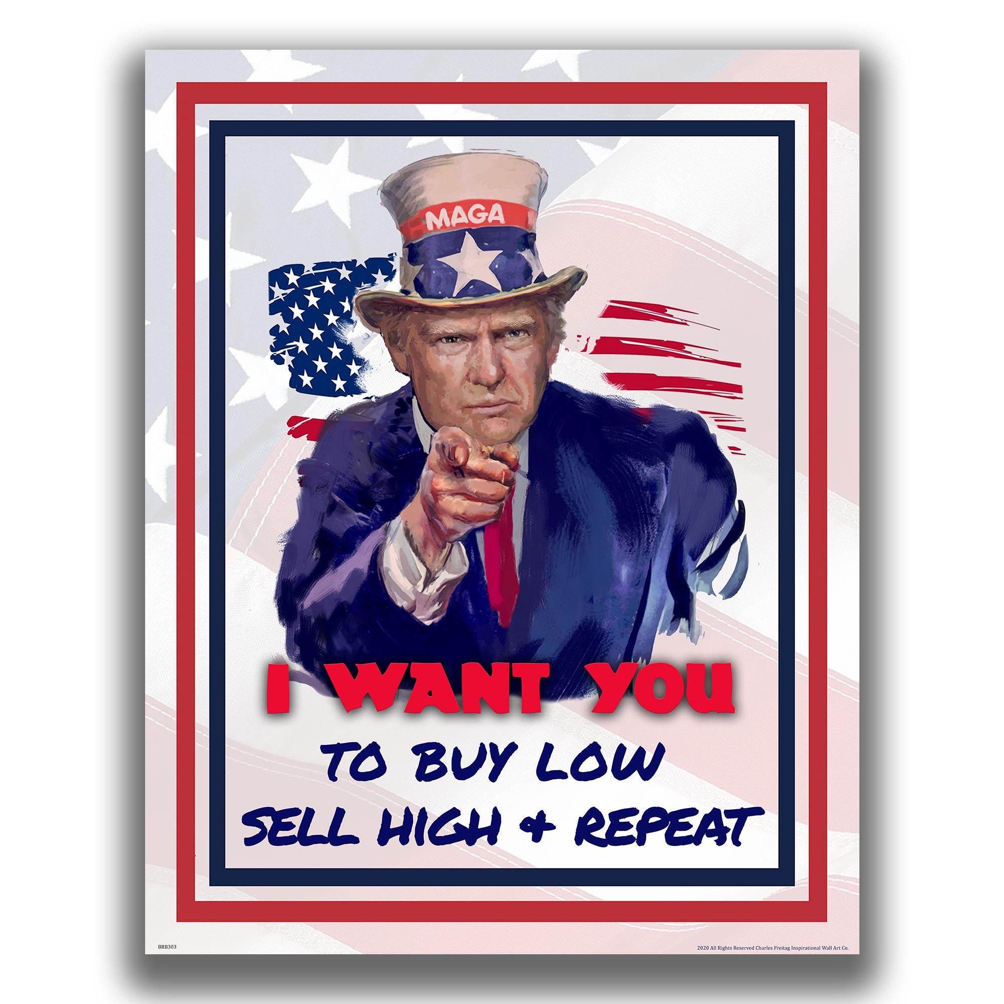 Trump - Stock Market Poster