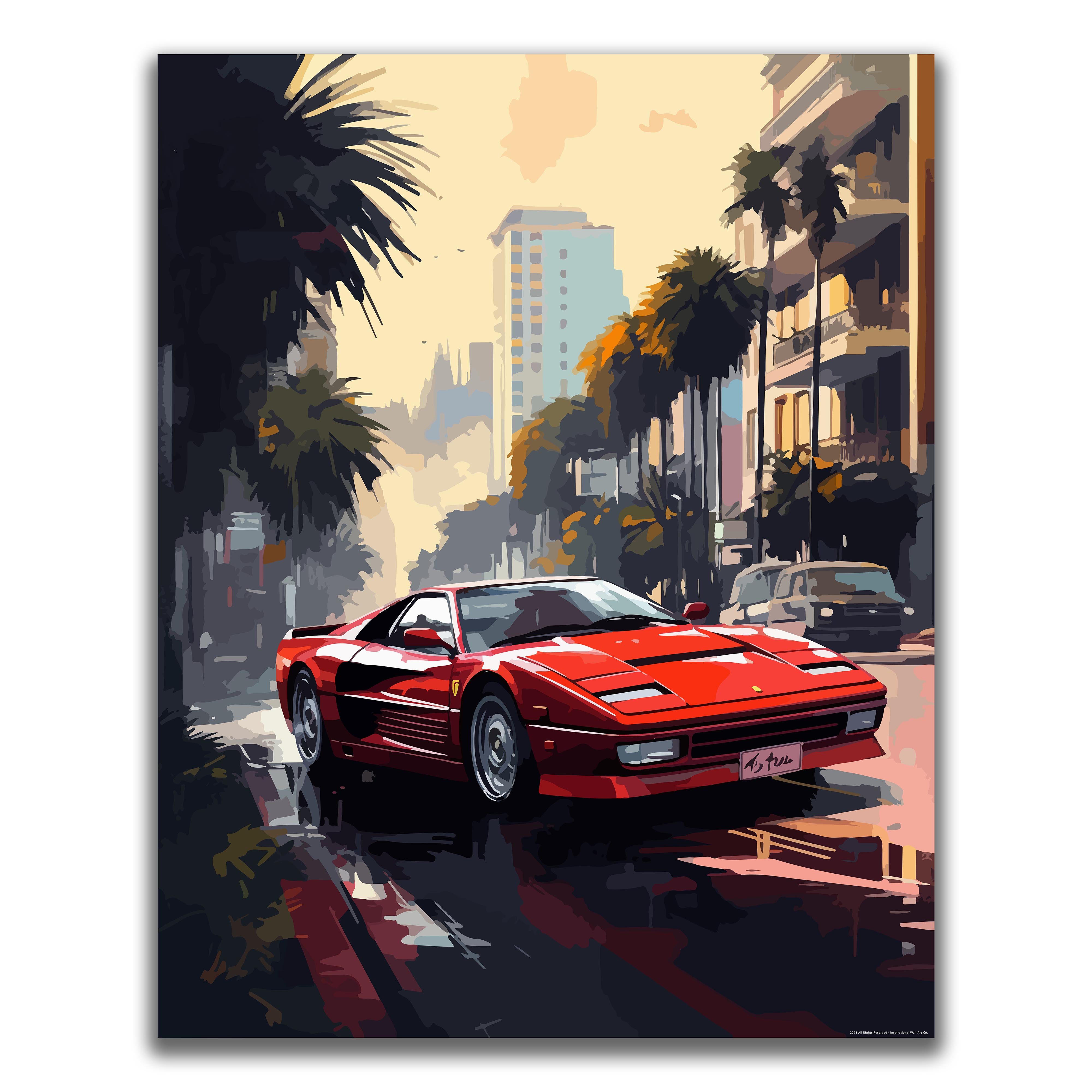 Driven - Car Poster