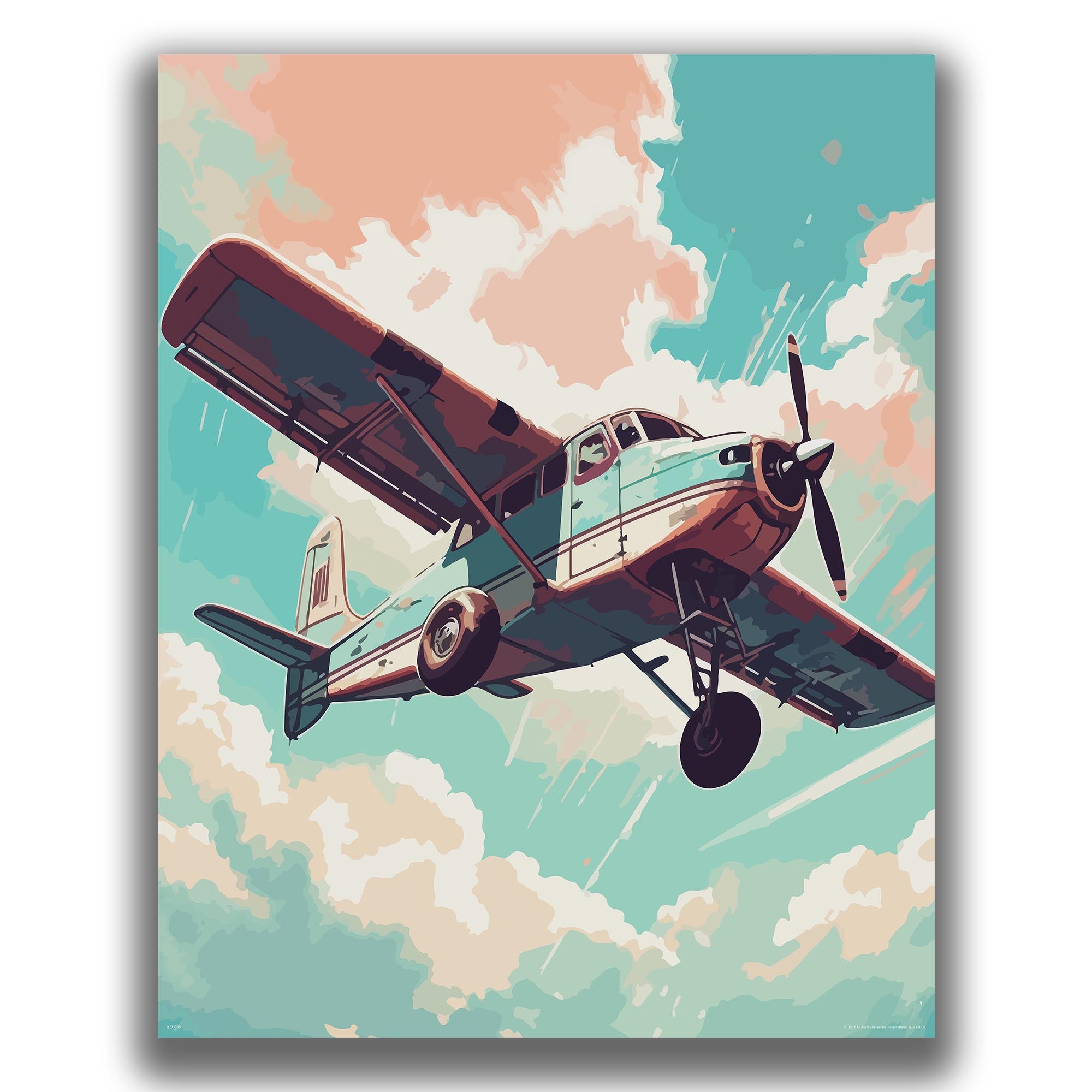 Winged - Airplane Poster