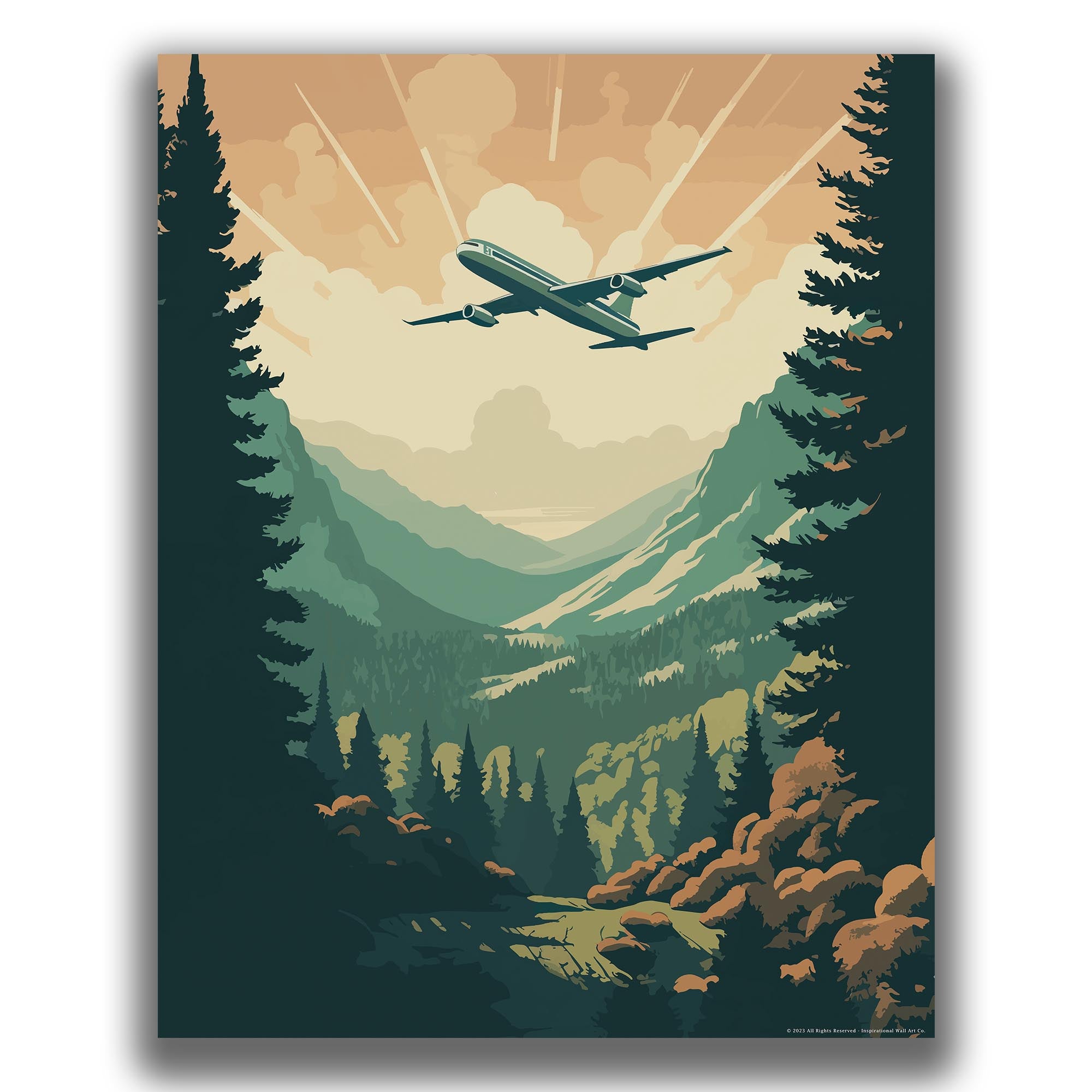 Aerial Spectacle - Airplane Poster
