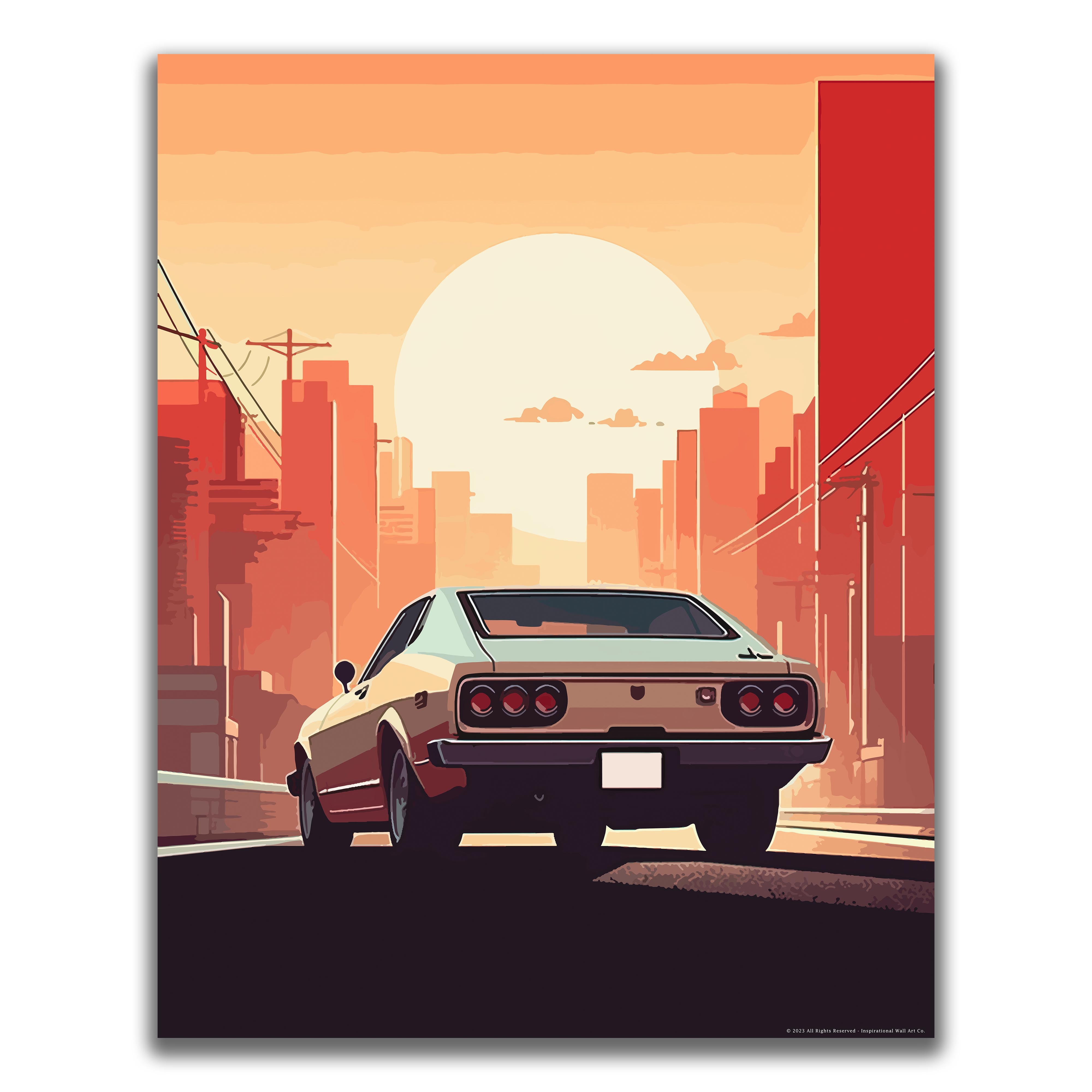 Turbocharged Dreams - Car Poster