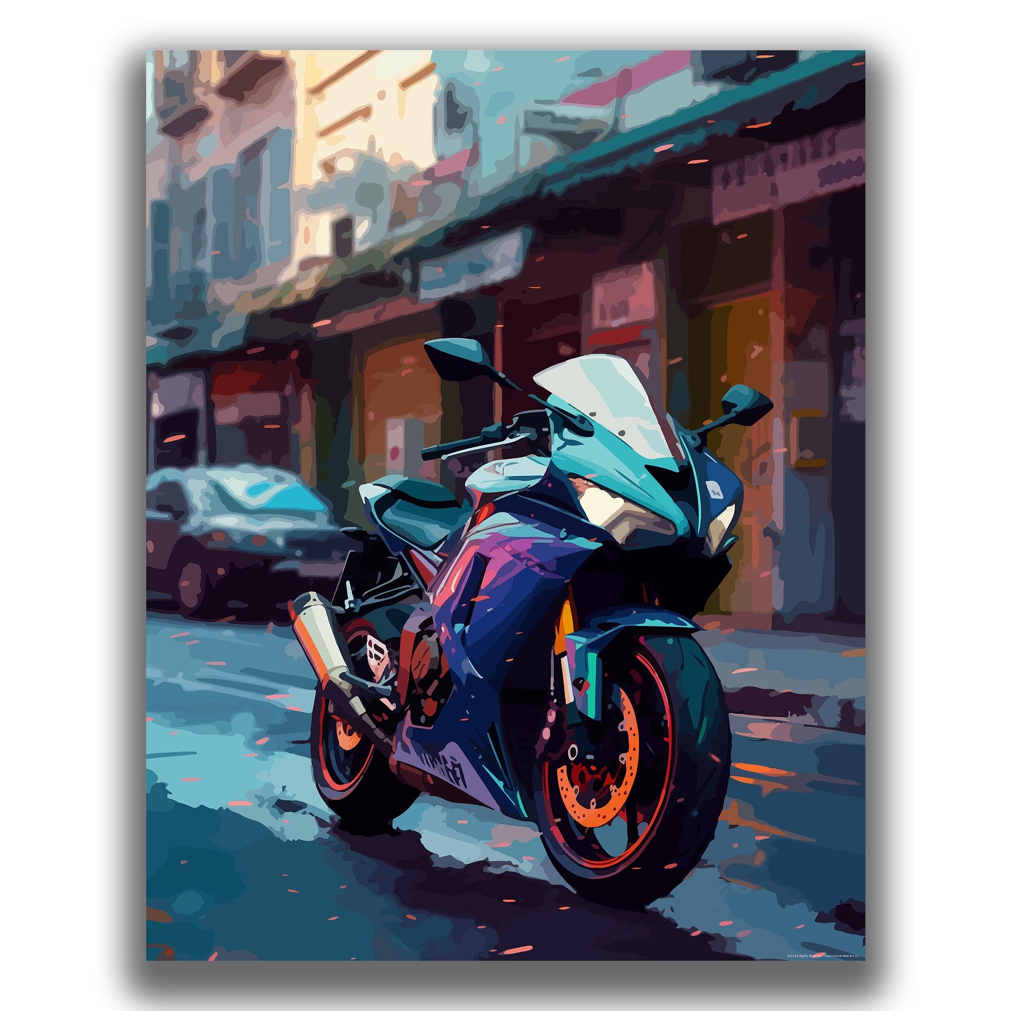 Elegant - Motorcycle Poster