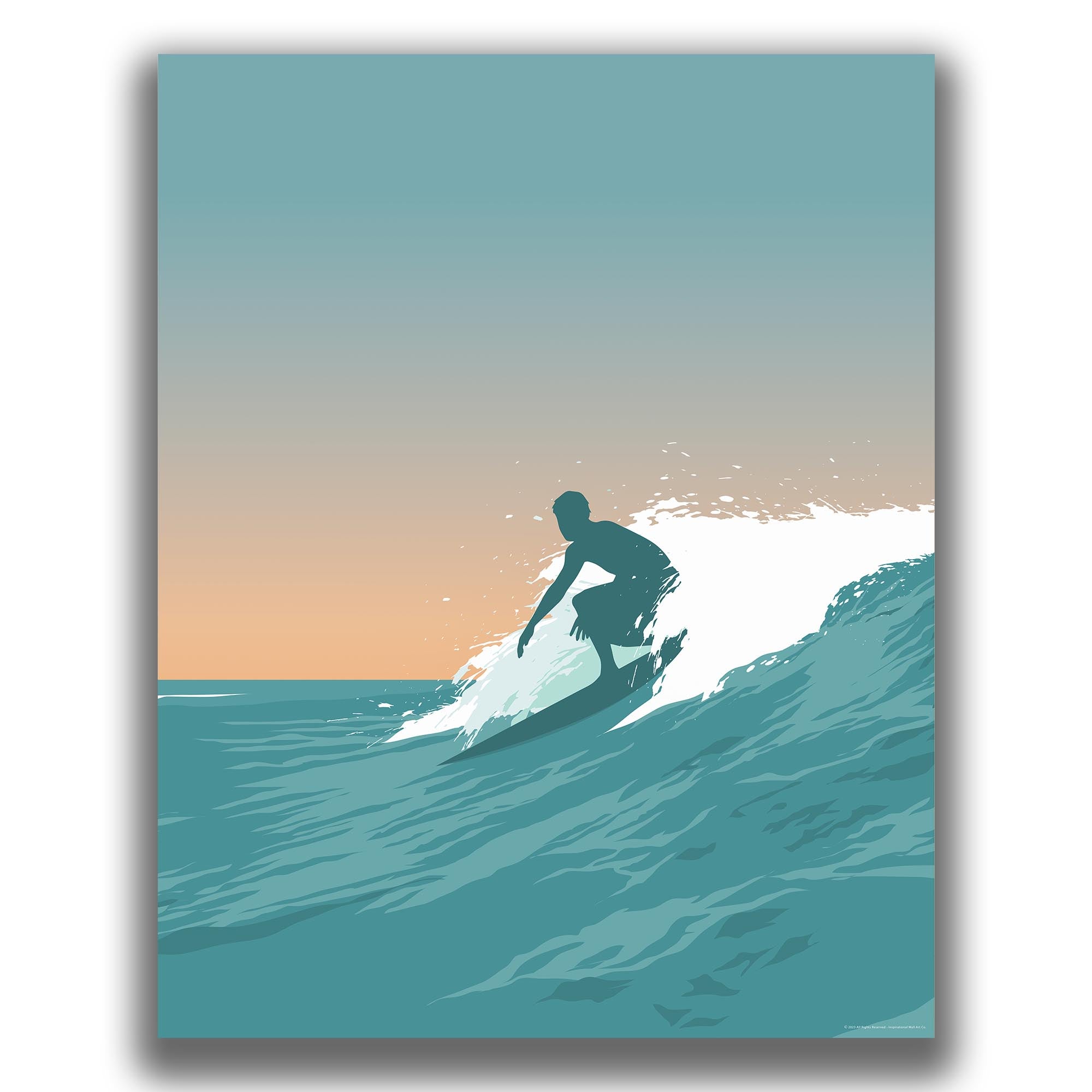 Waves - Surfing Poster