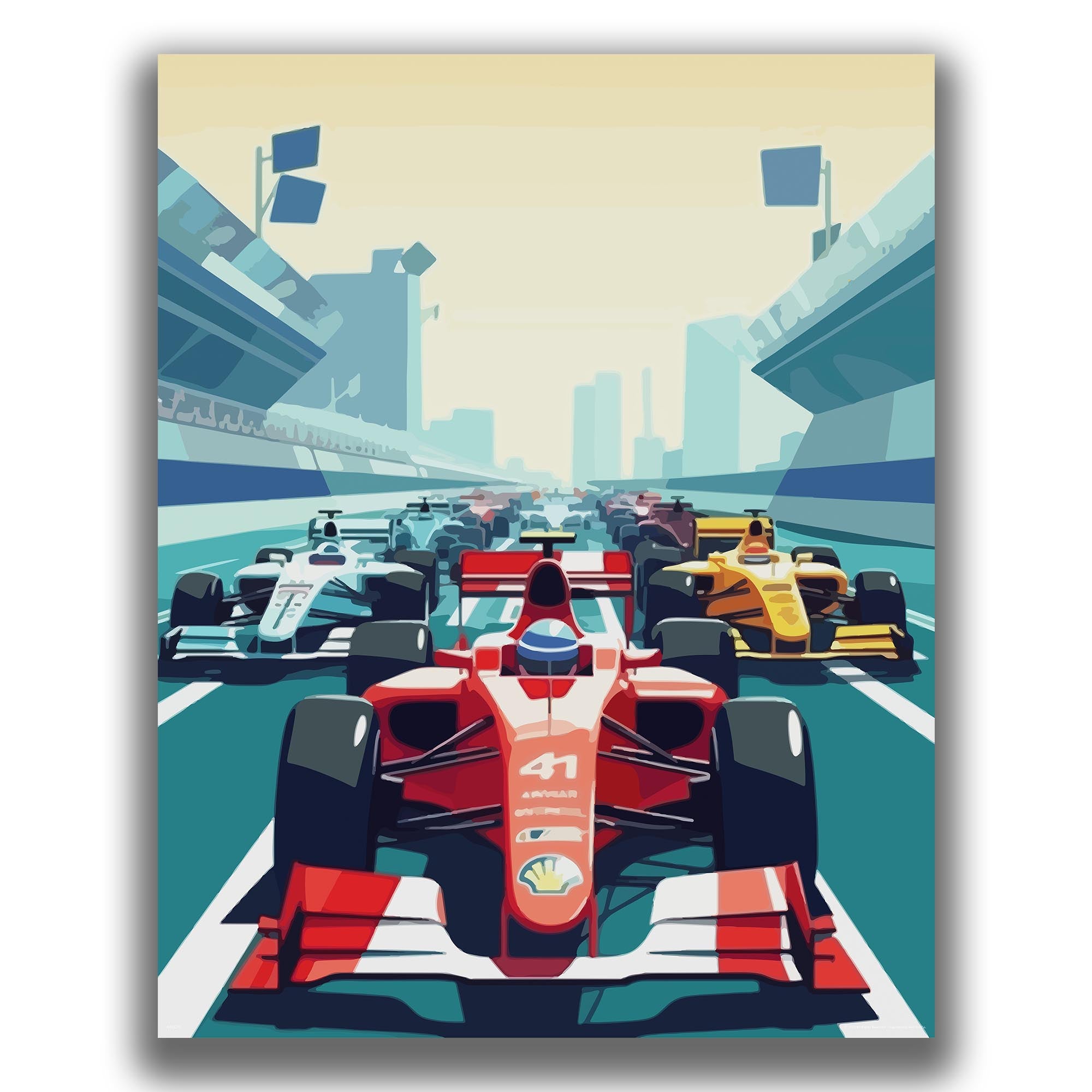 Thrill - Formula 1 Poster