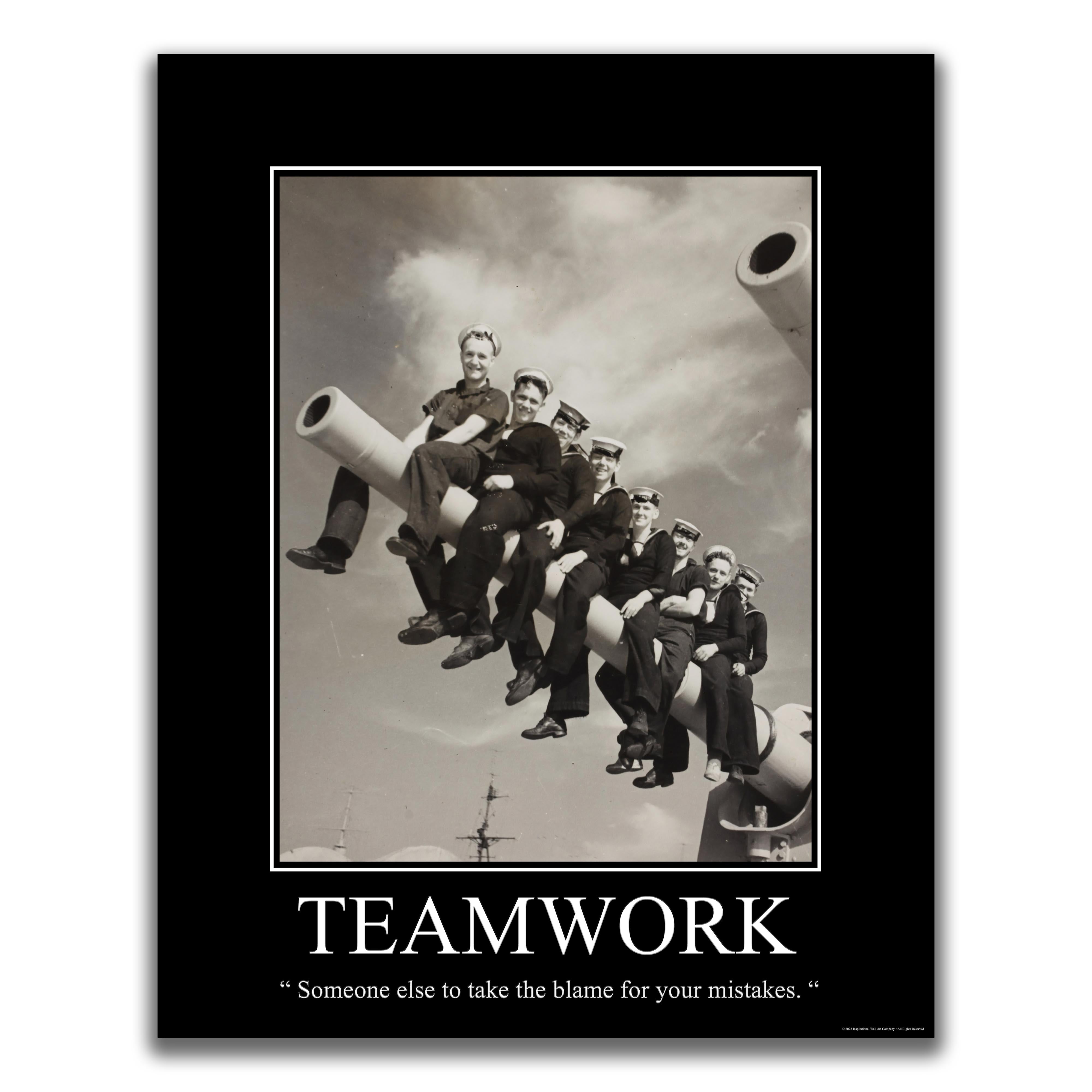 Teamwork - Demotivational Poster