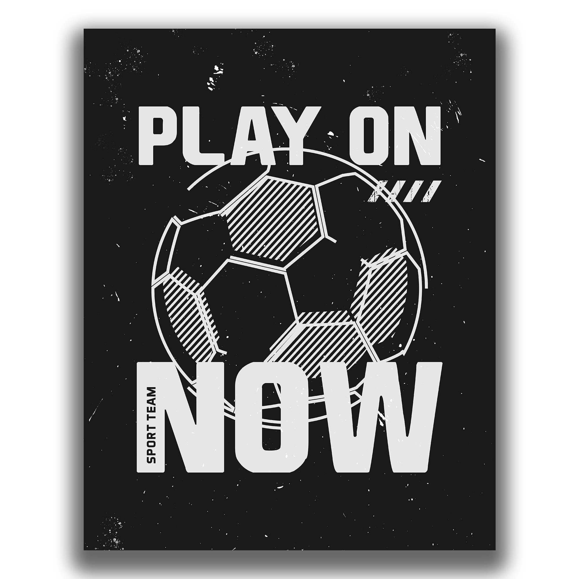 Play On - Soccer Poster