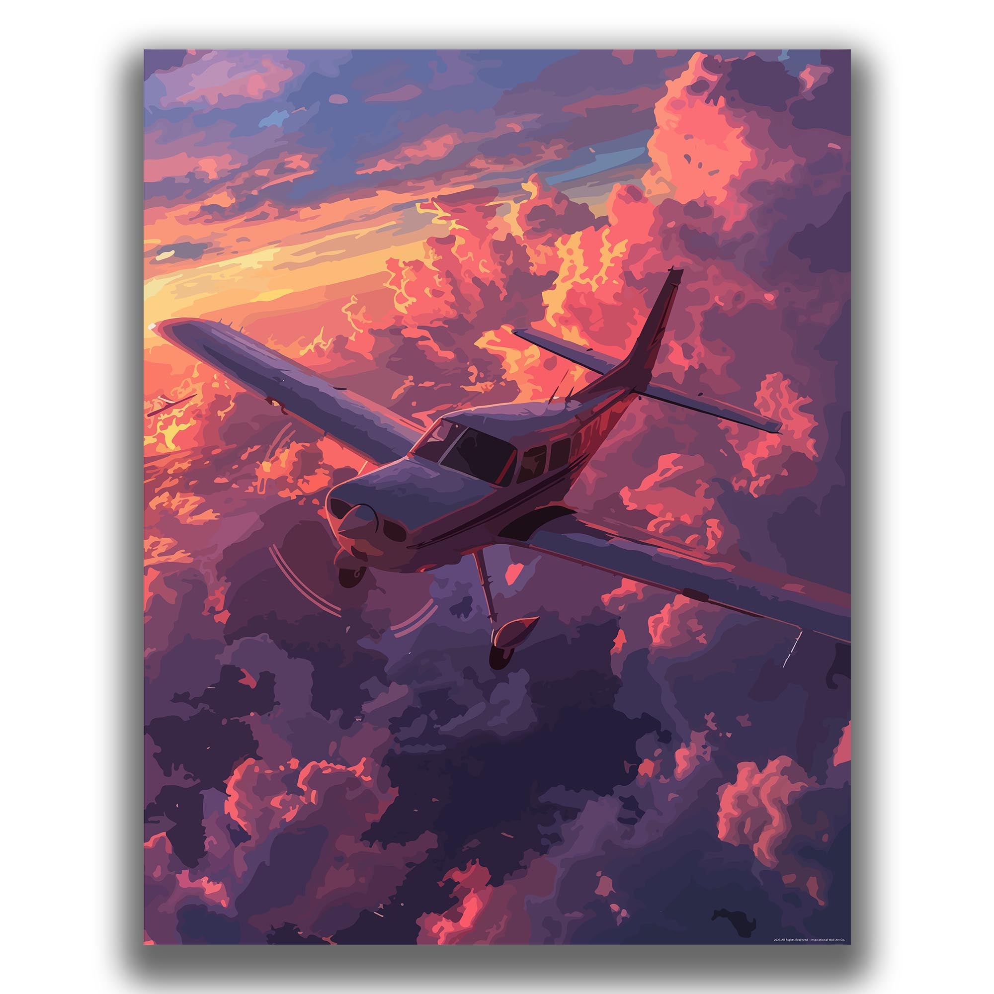 Luxurious - Airplane Poster