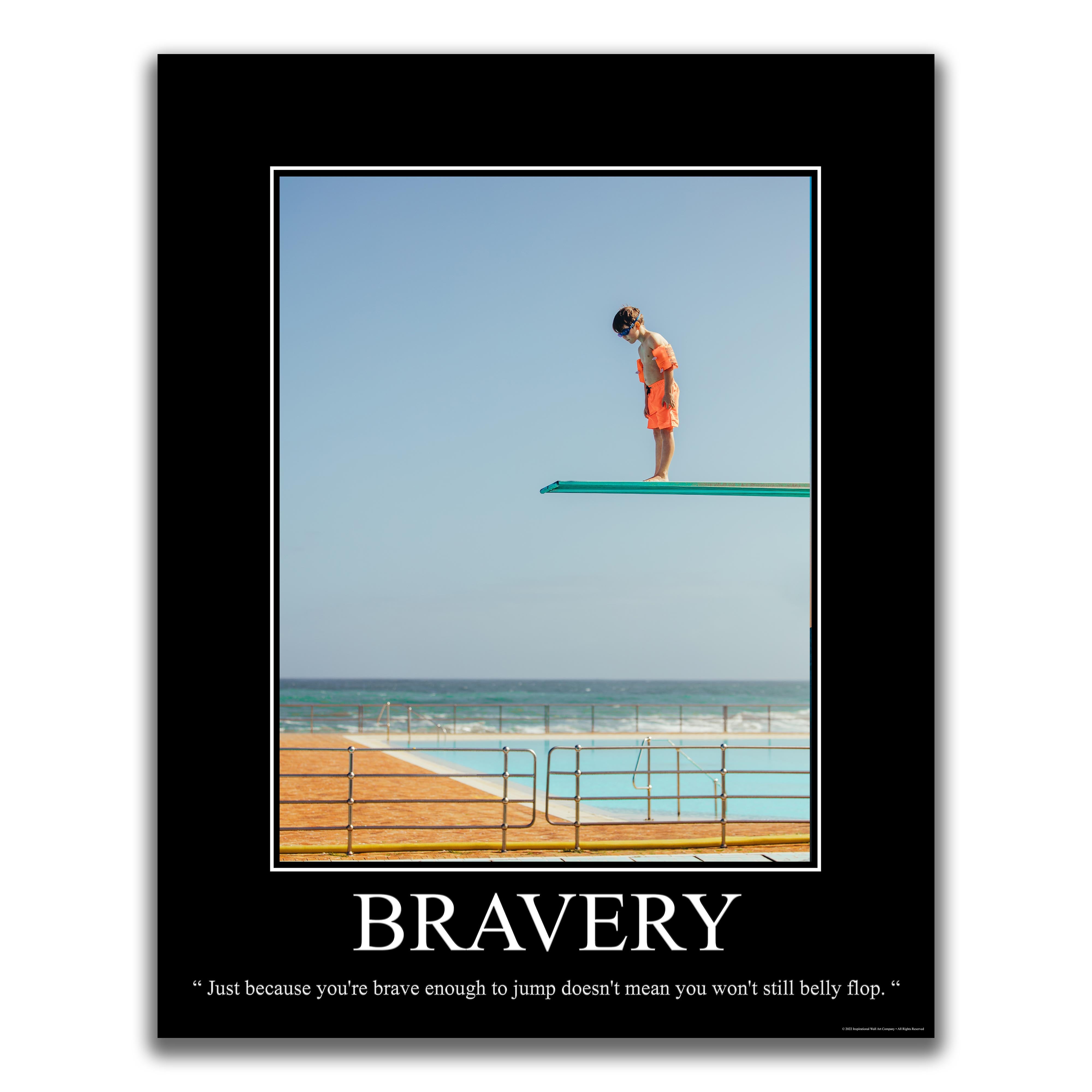 Bravery - Demotivational Poster