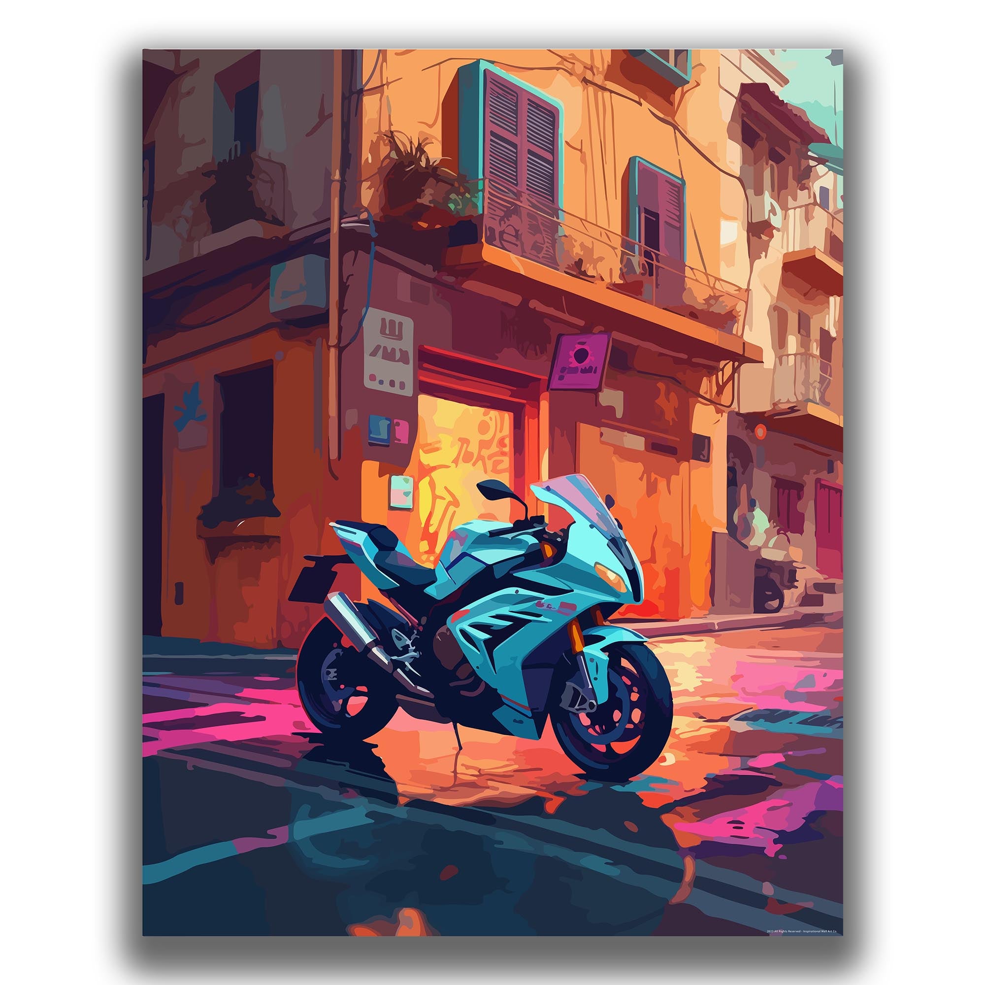 Bold - Motorcycle Poster