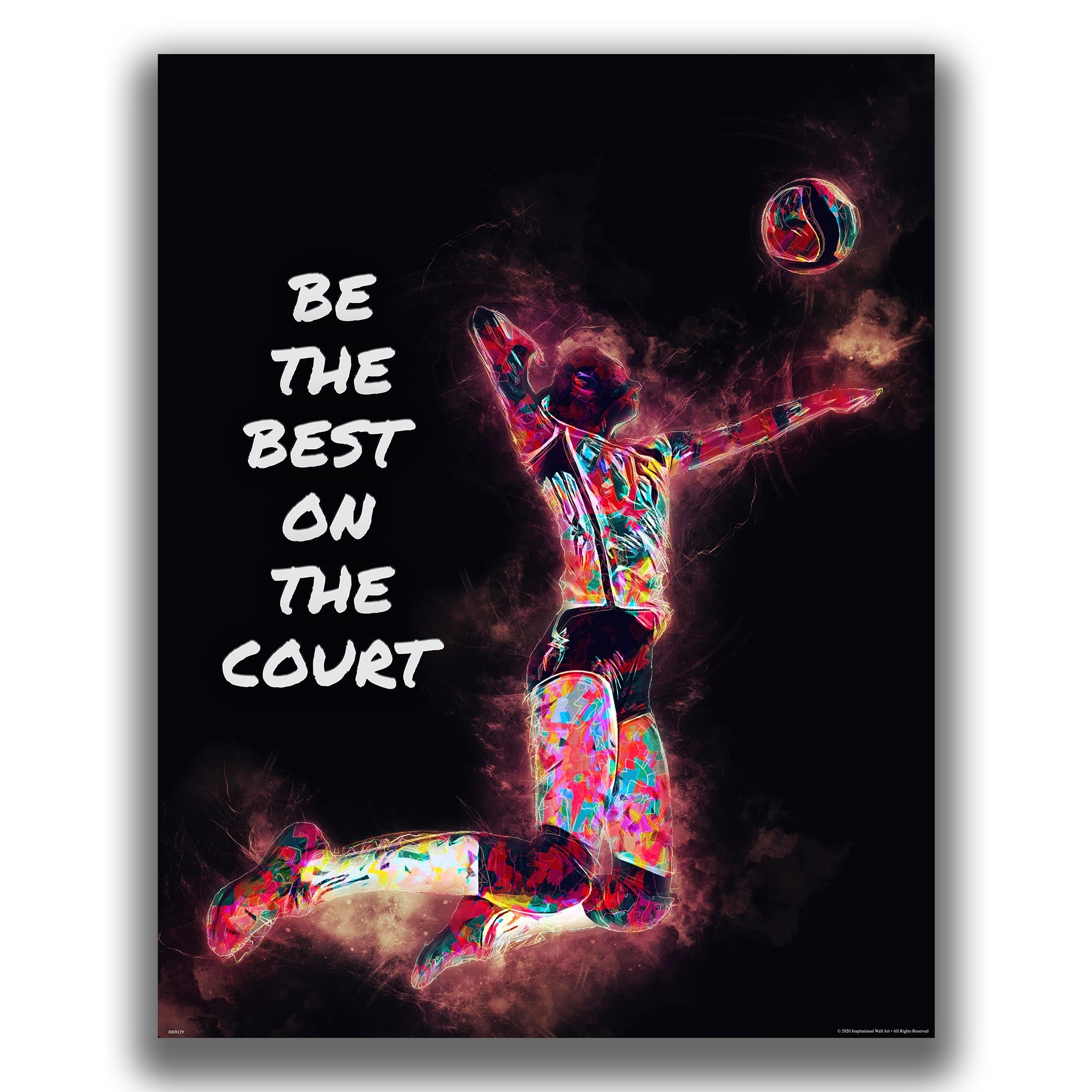 Be The Best - Volleyball Poster