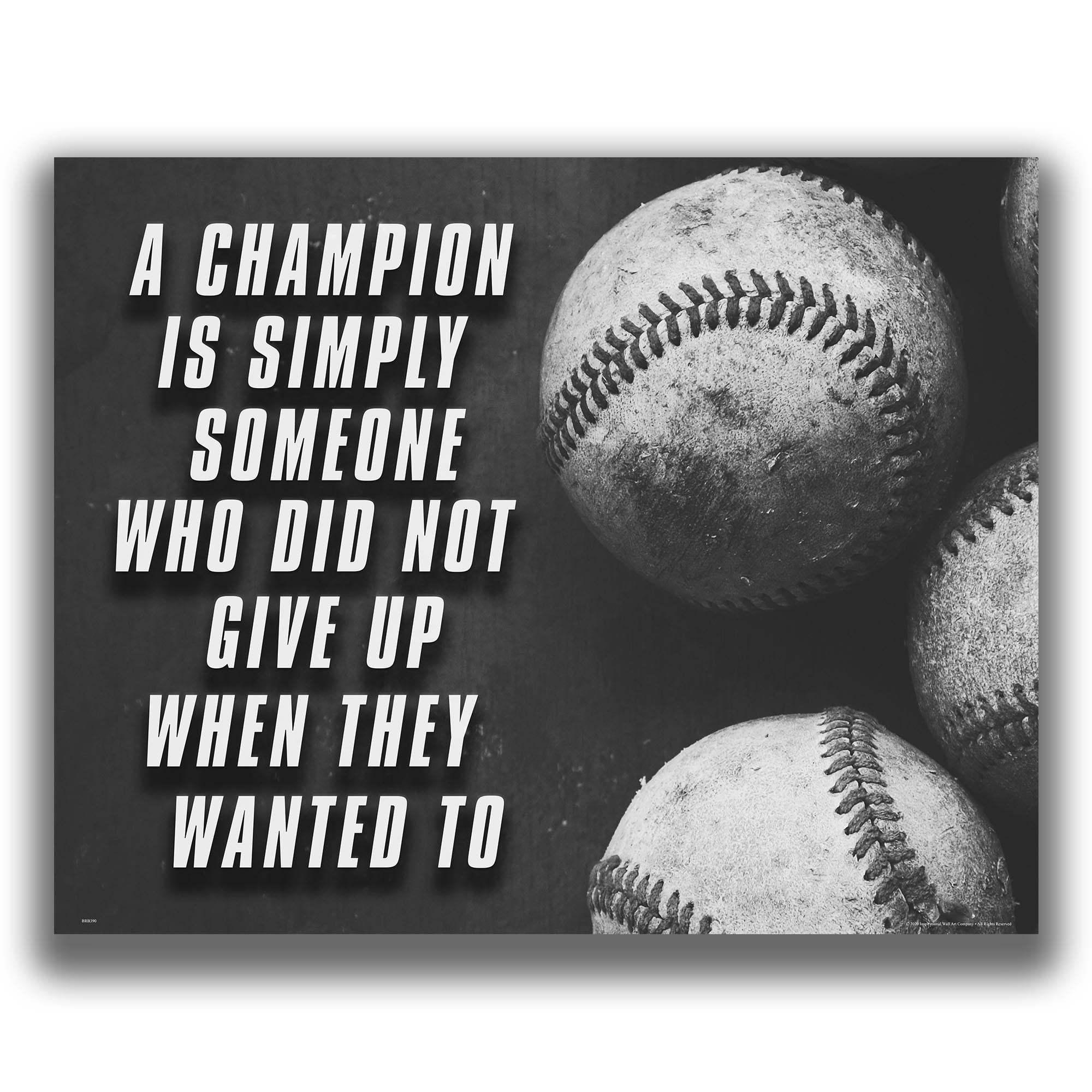 Champion - Baseball Poster
