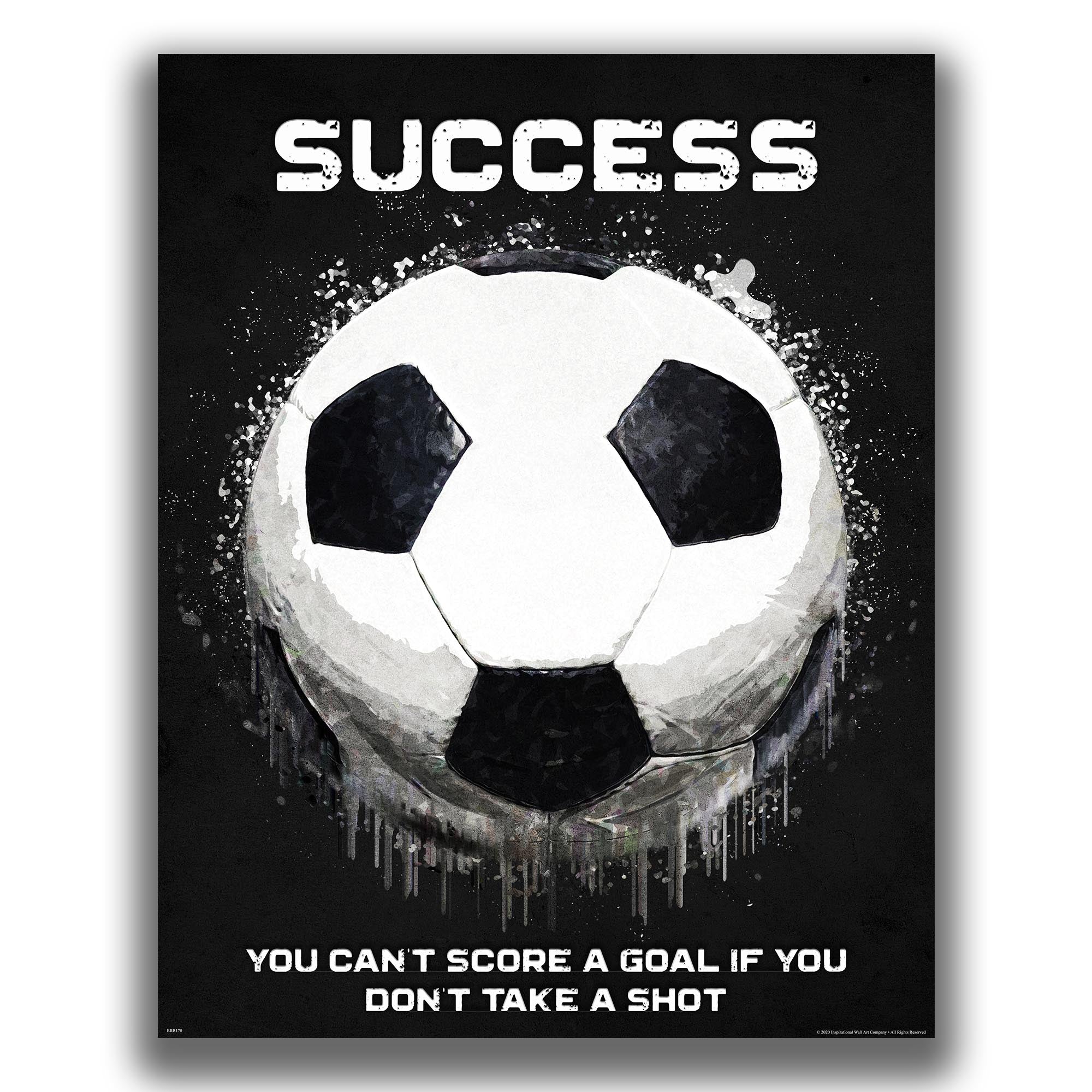 Success Shoot a Goal - Soccer Poster
