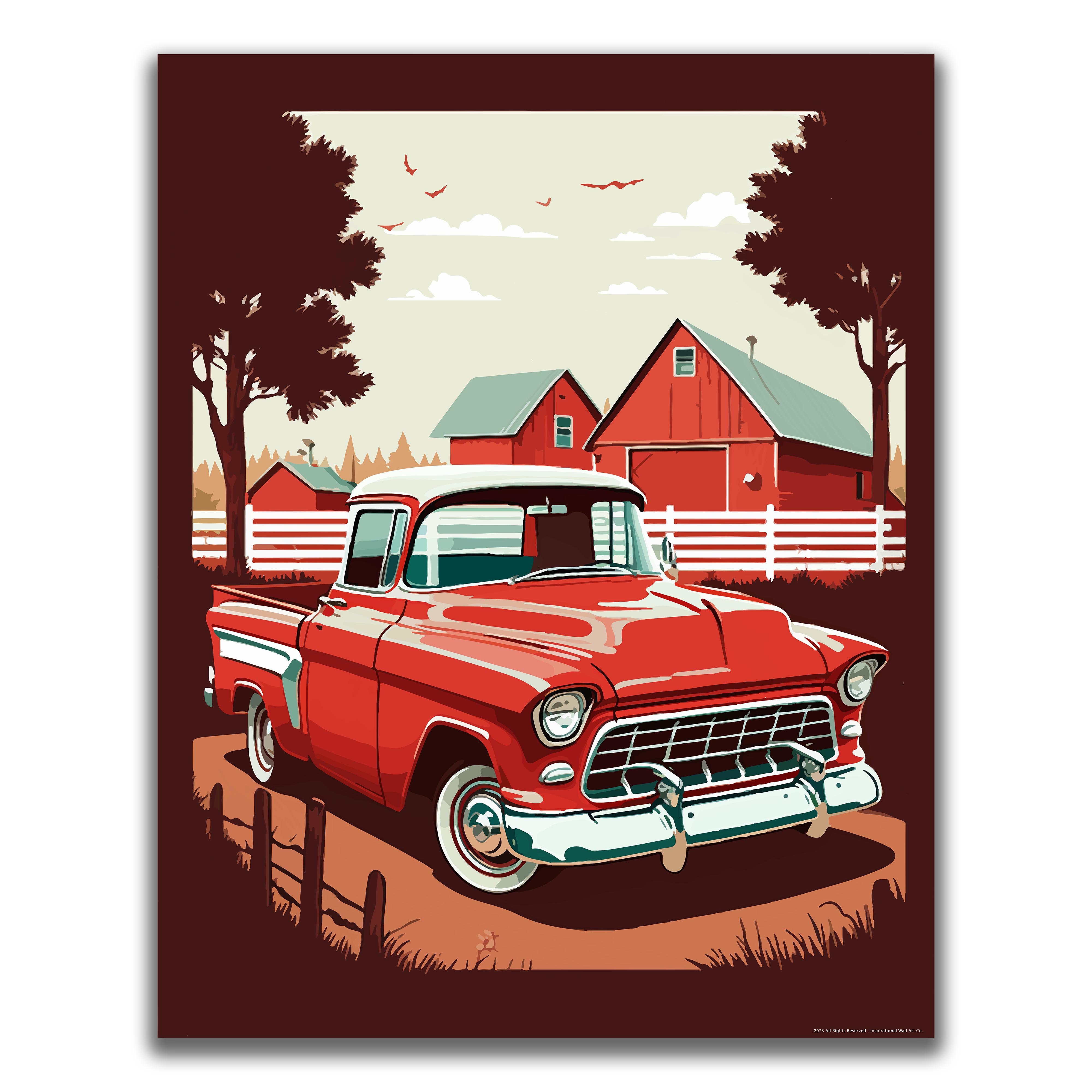 Clear Skies - Truck Poster