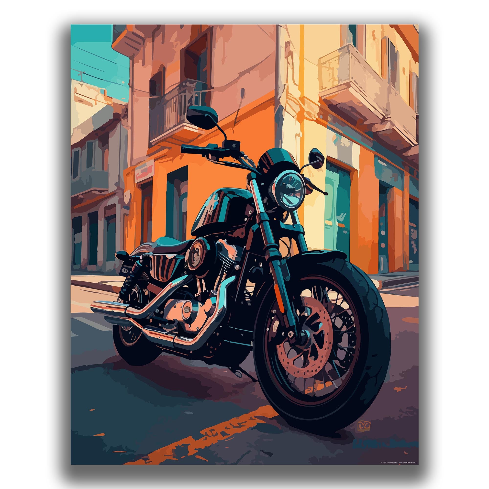 Harmonious - Motorcycle Poster