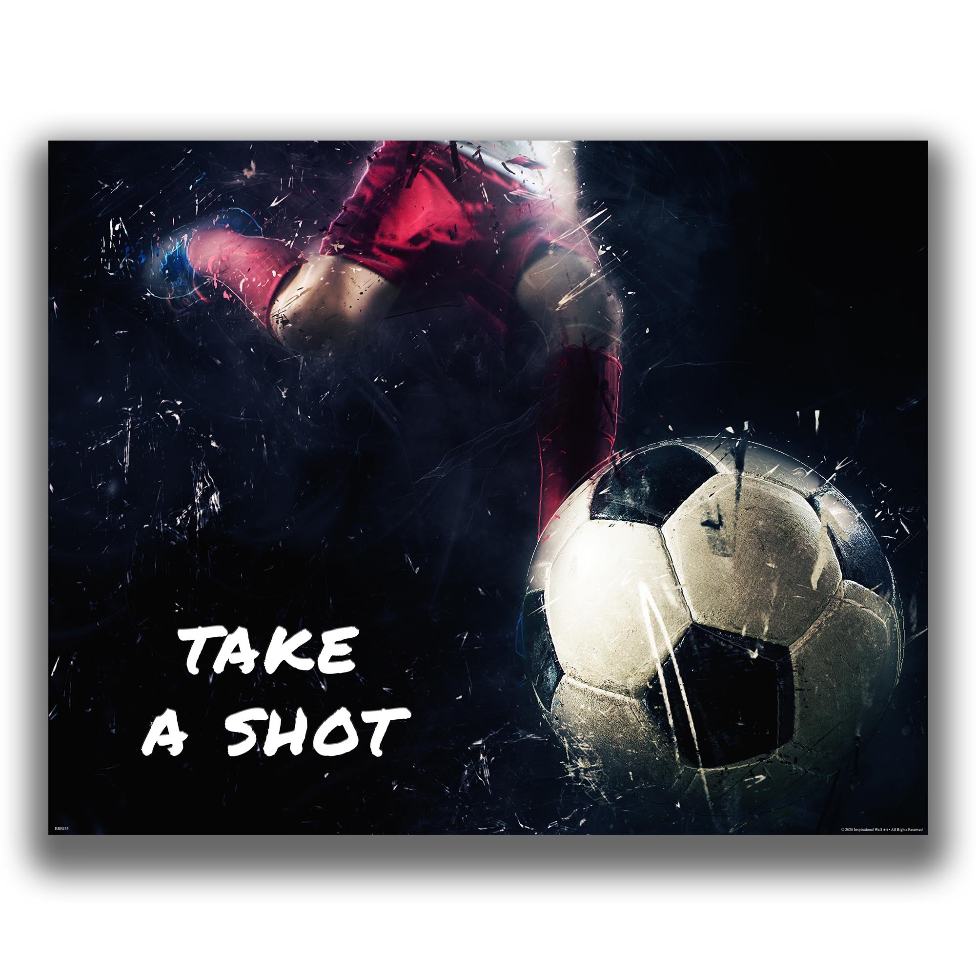 Take A Shot - Soccer Poster