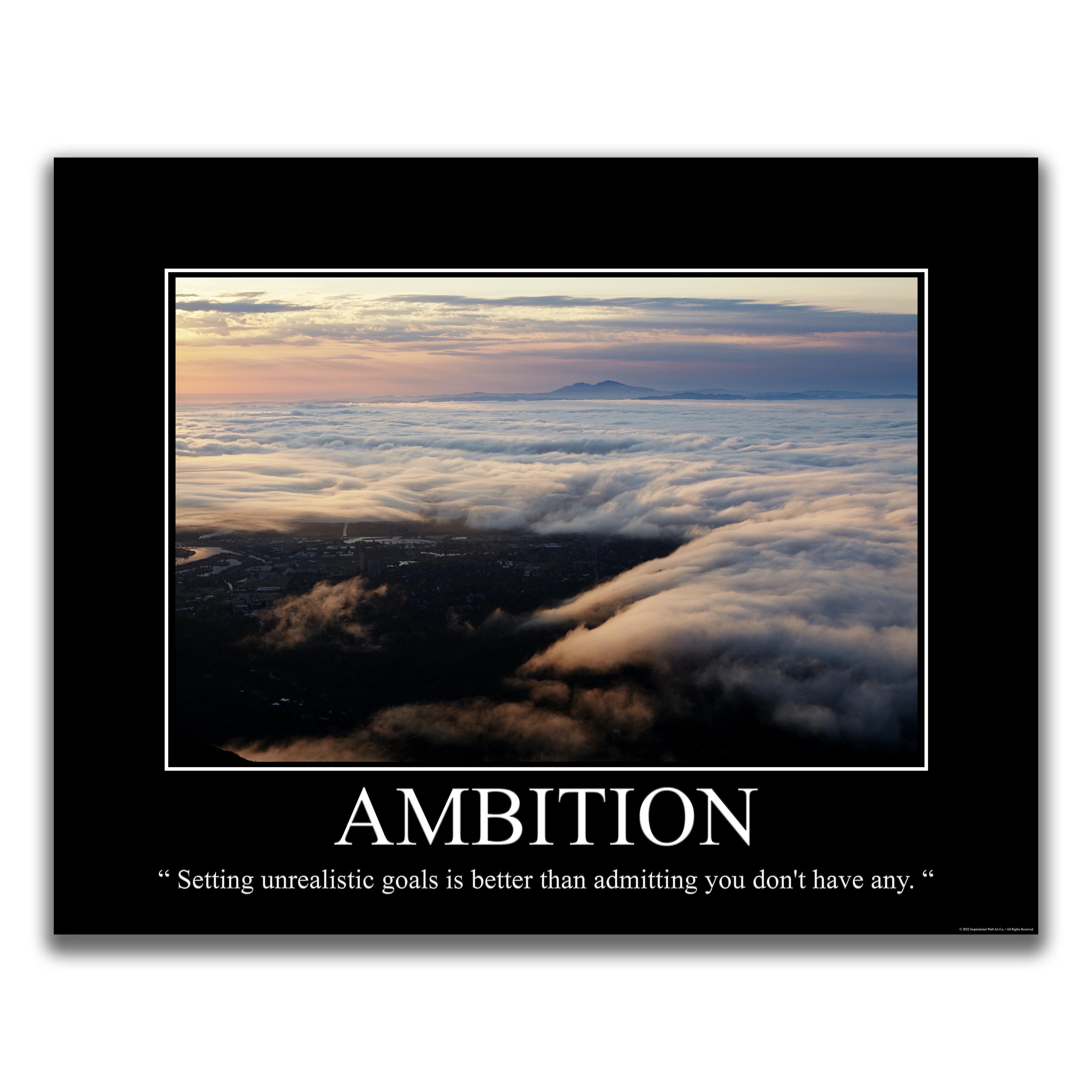 Ambition - Demotivational Poster