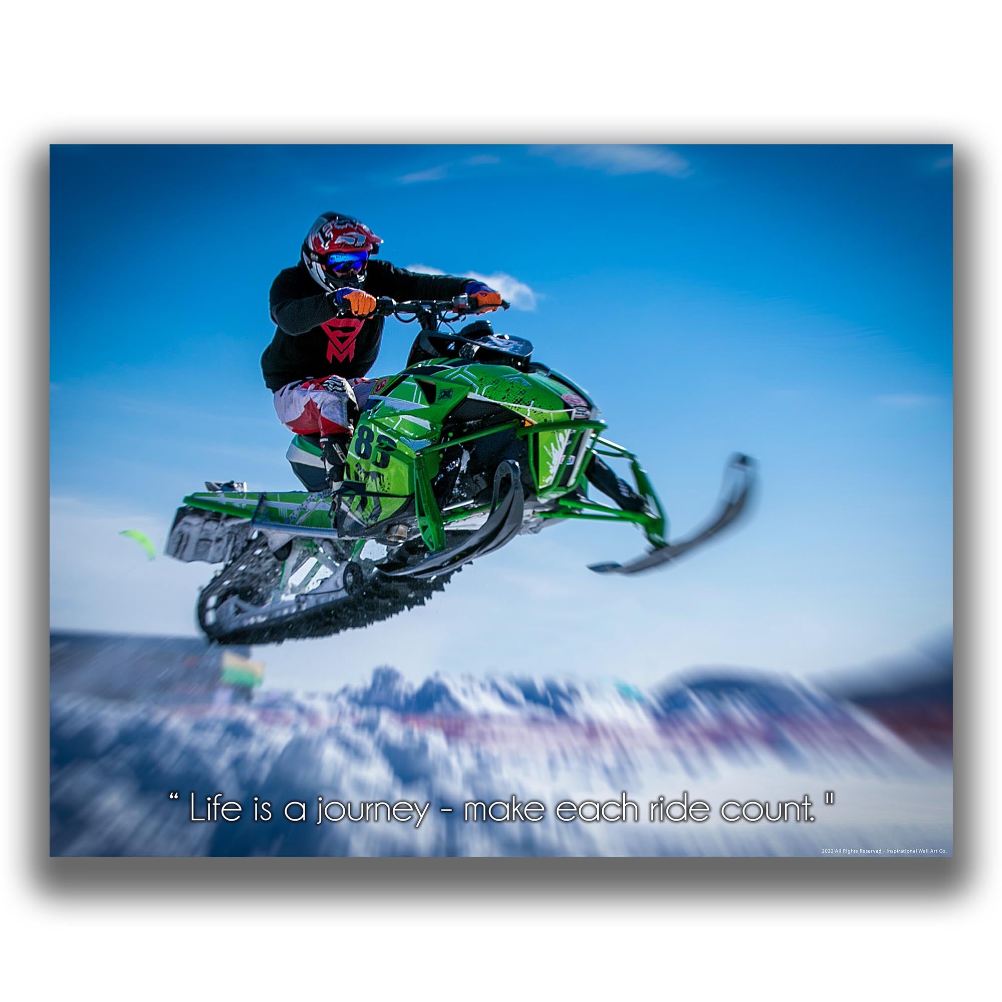 Ride - Snowmobile Poster