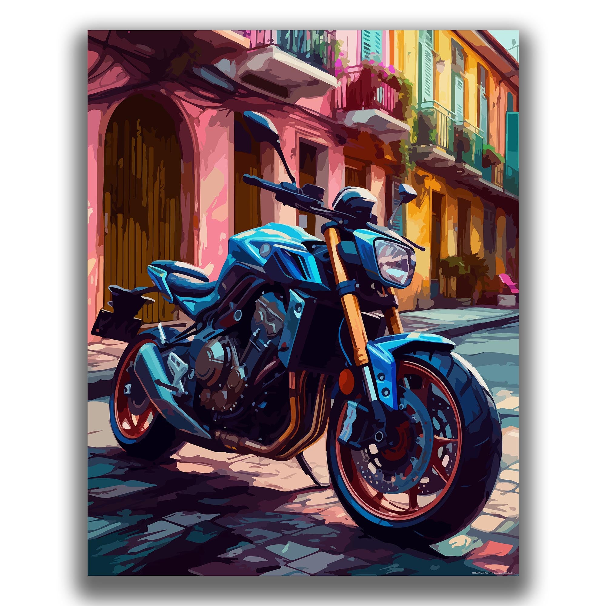Enhanced - Motorcycle Poster
