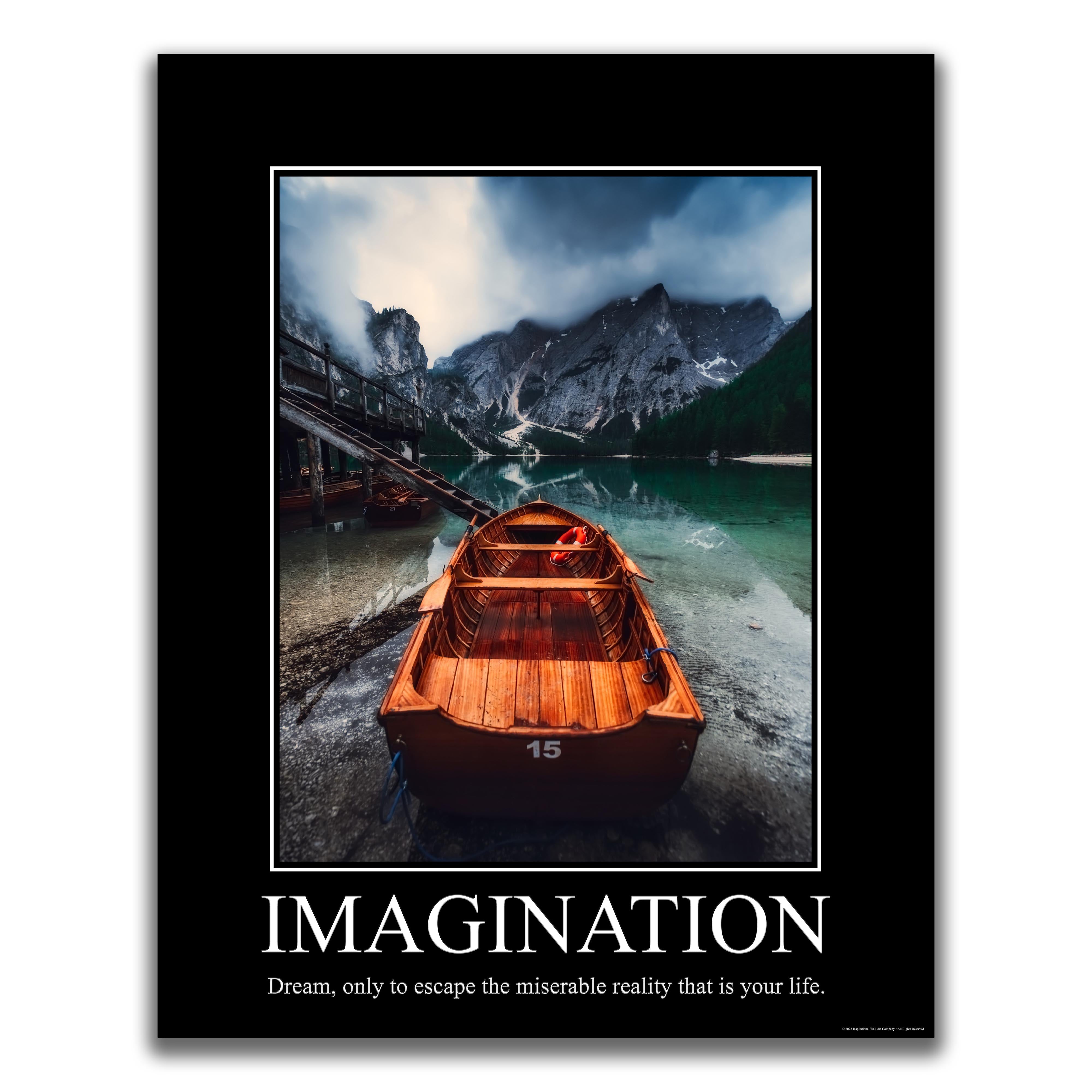 Imagination - Demotivational Poster