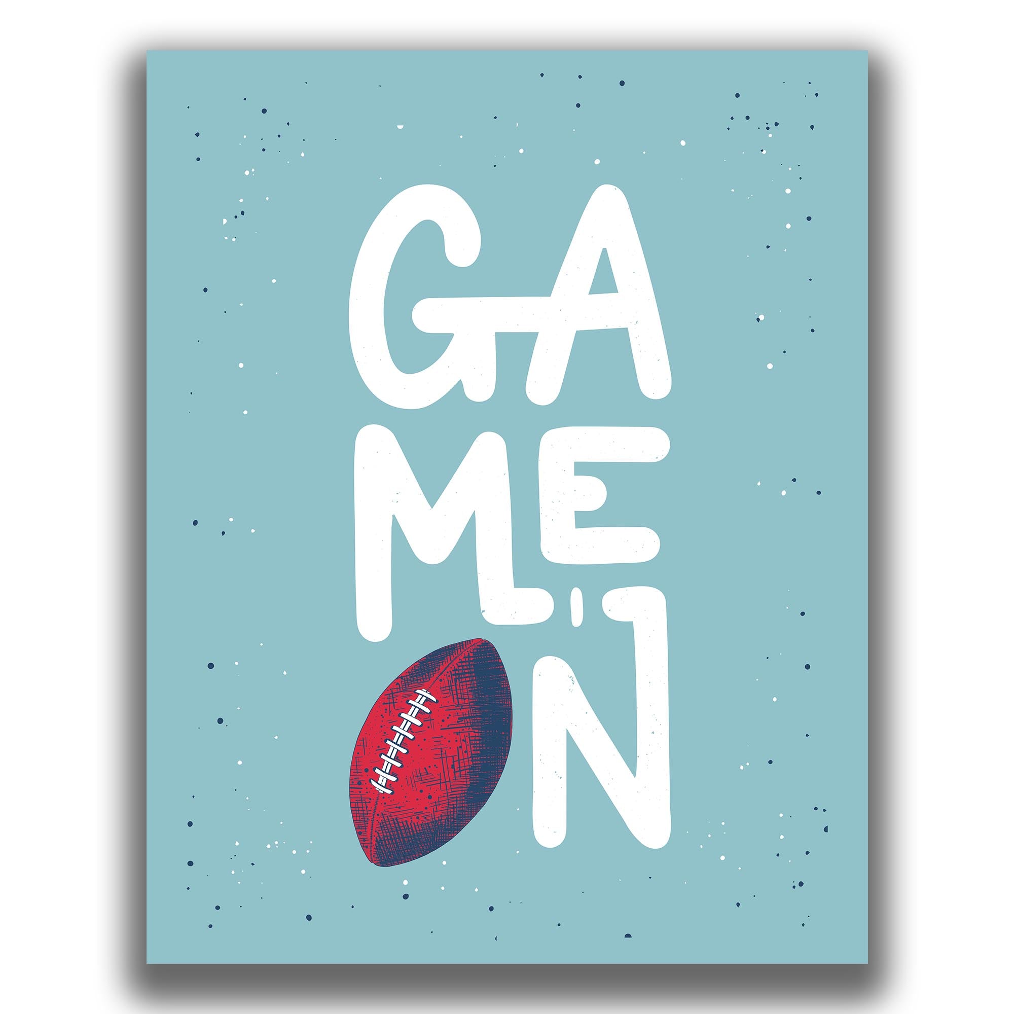 Game On - Football Poster