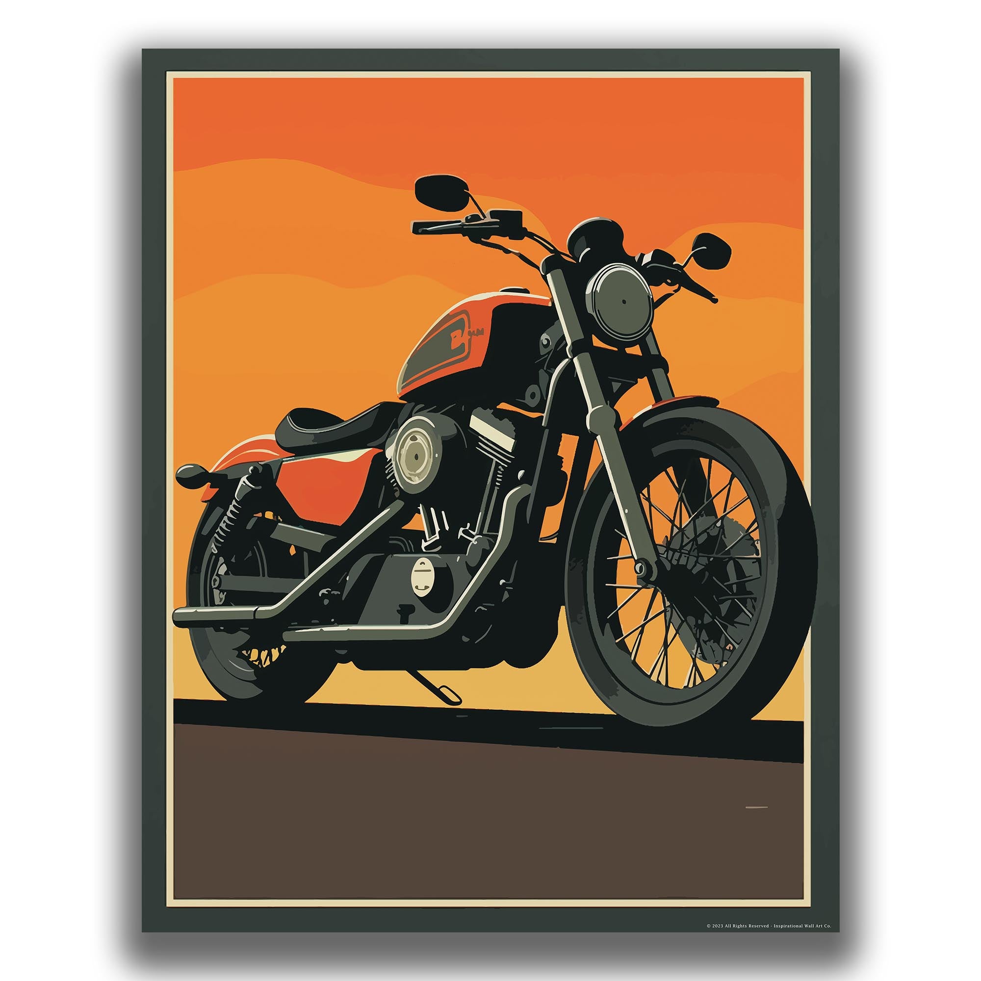 Ride to Freedom - Motorcycle Poster