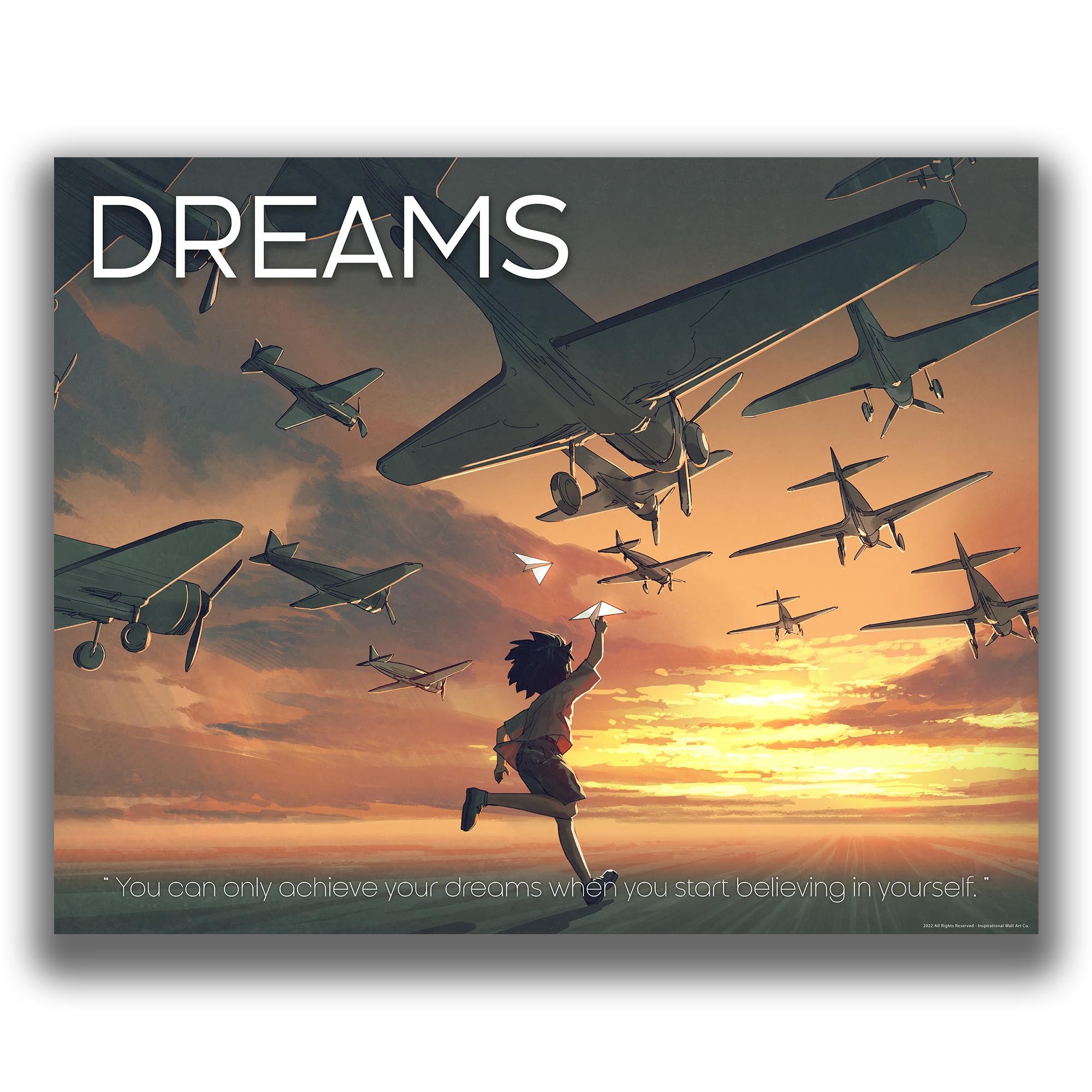 Dreams - Airplane Poster