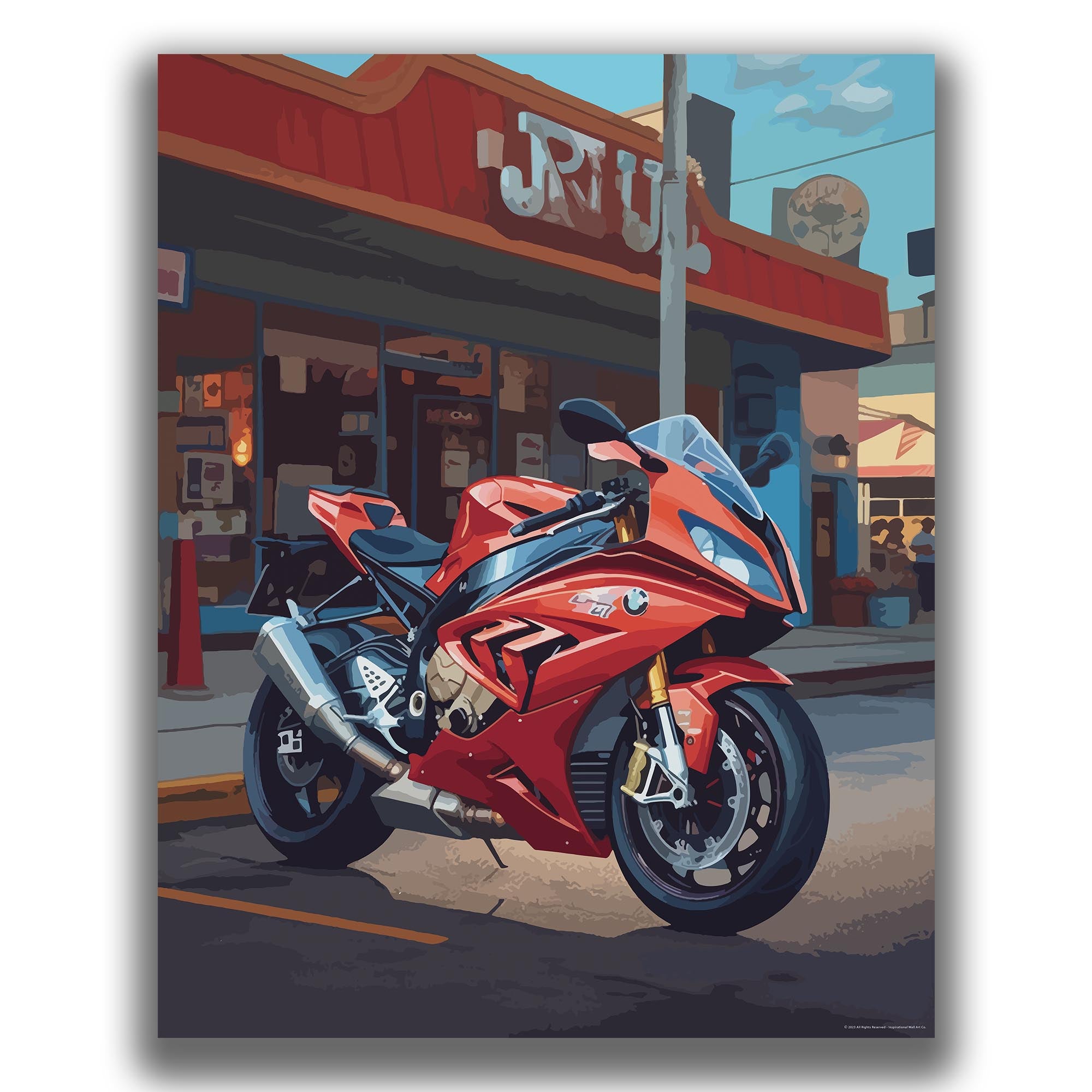 Superbike - Motorcycle Poster