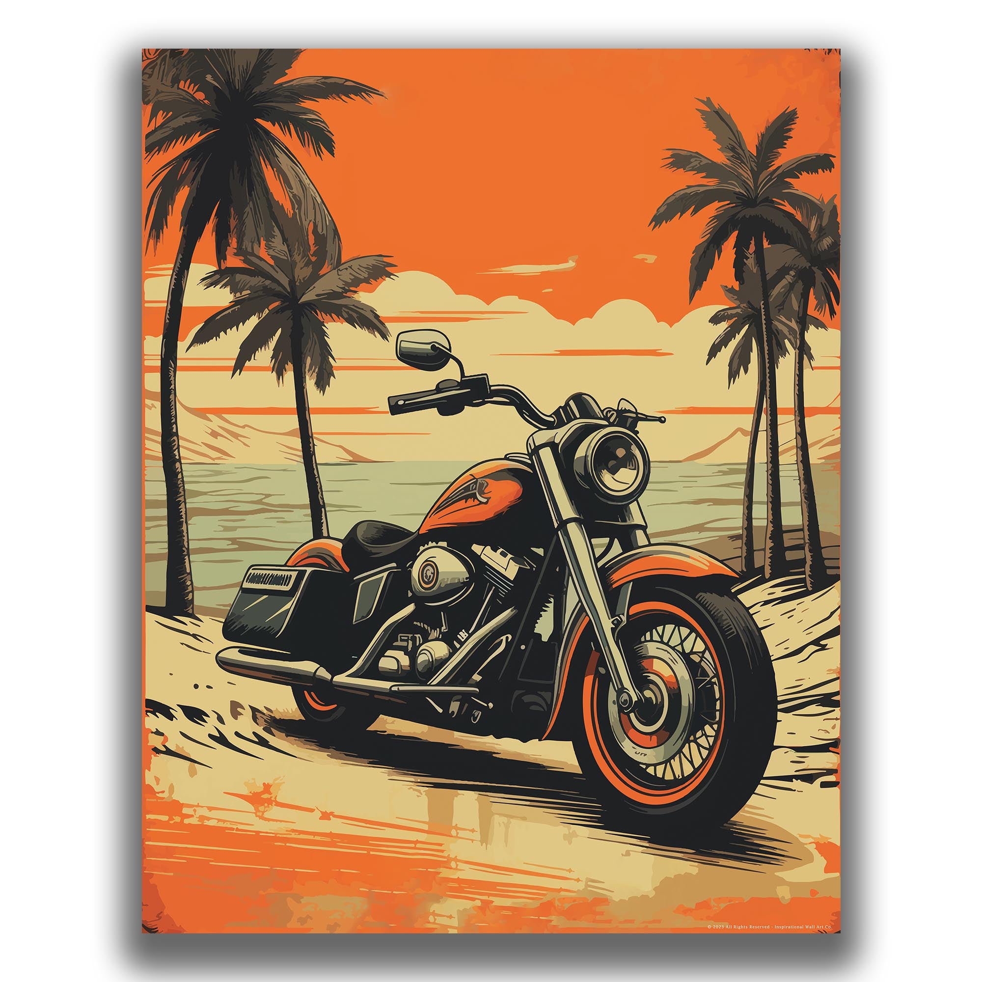 Freewheeling Fun - Motorcycle Poster