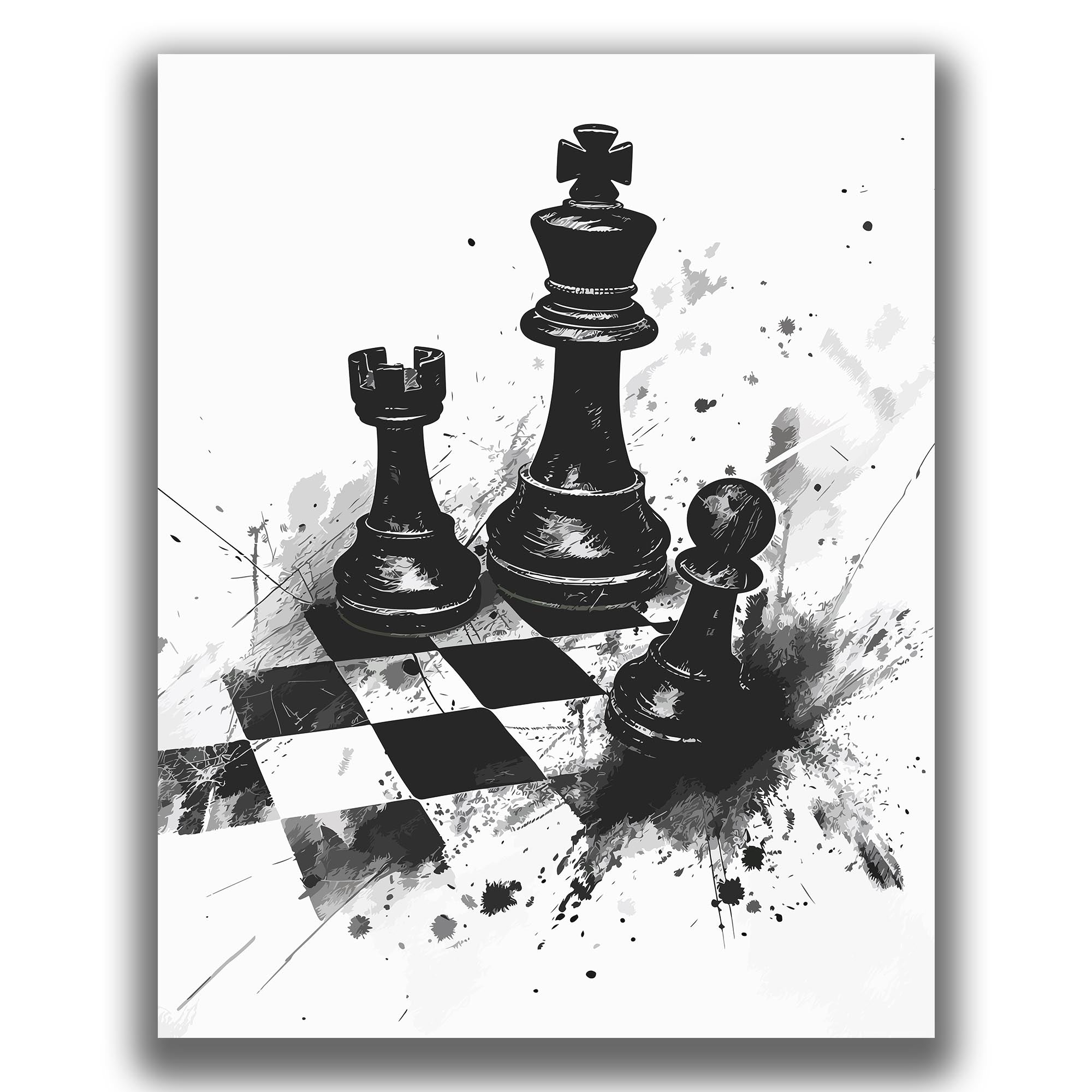 Board Battles - Chess Poster