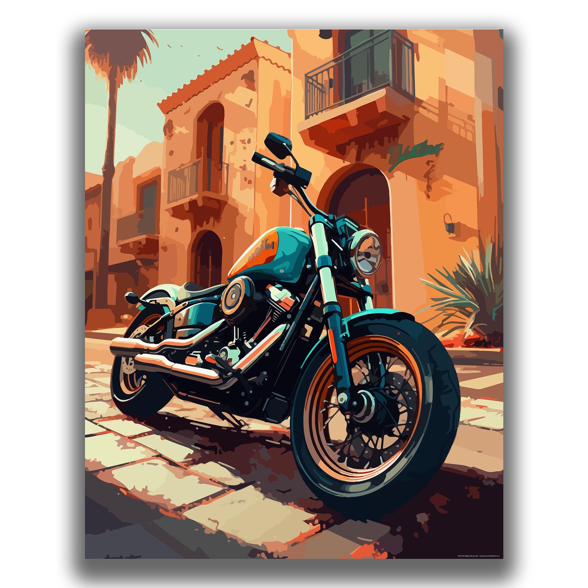 Classic - Motorcycle Poster