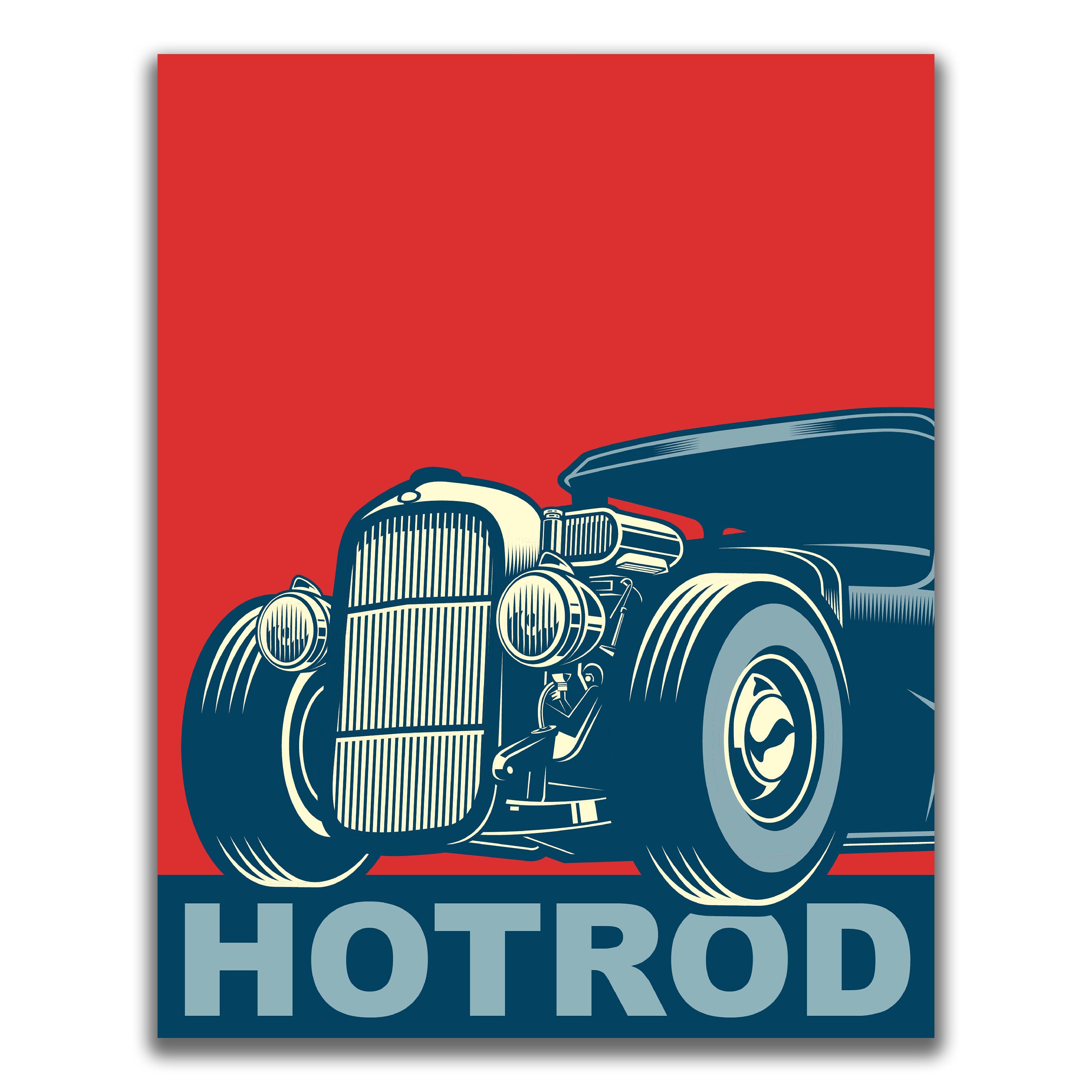 Hot Rod - Car Poster