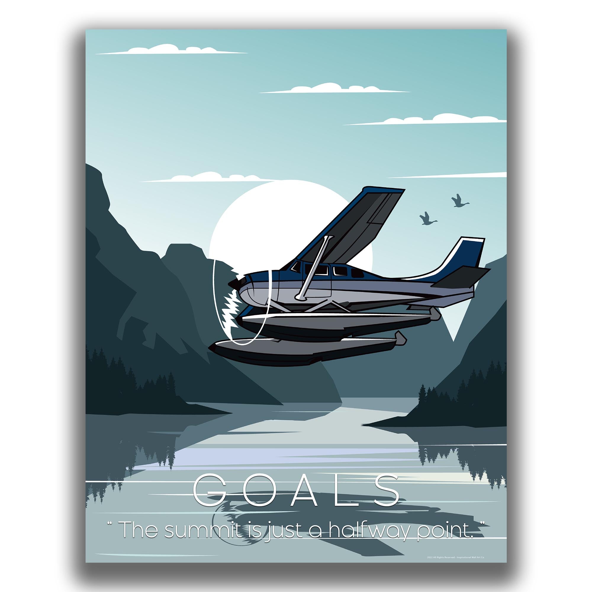 Goals - Airplane Poster