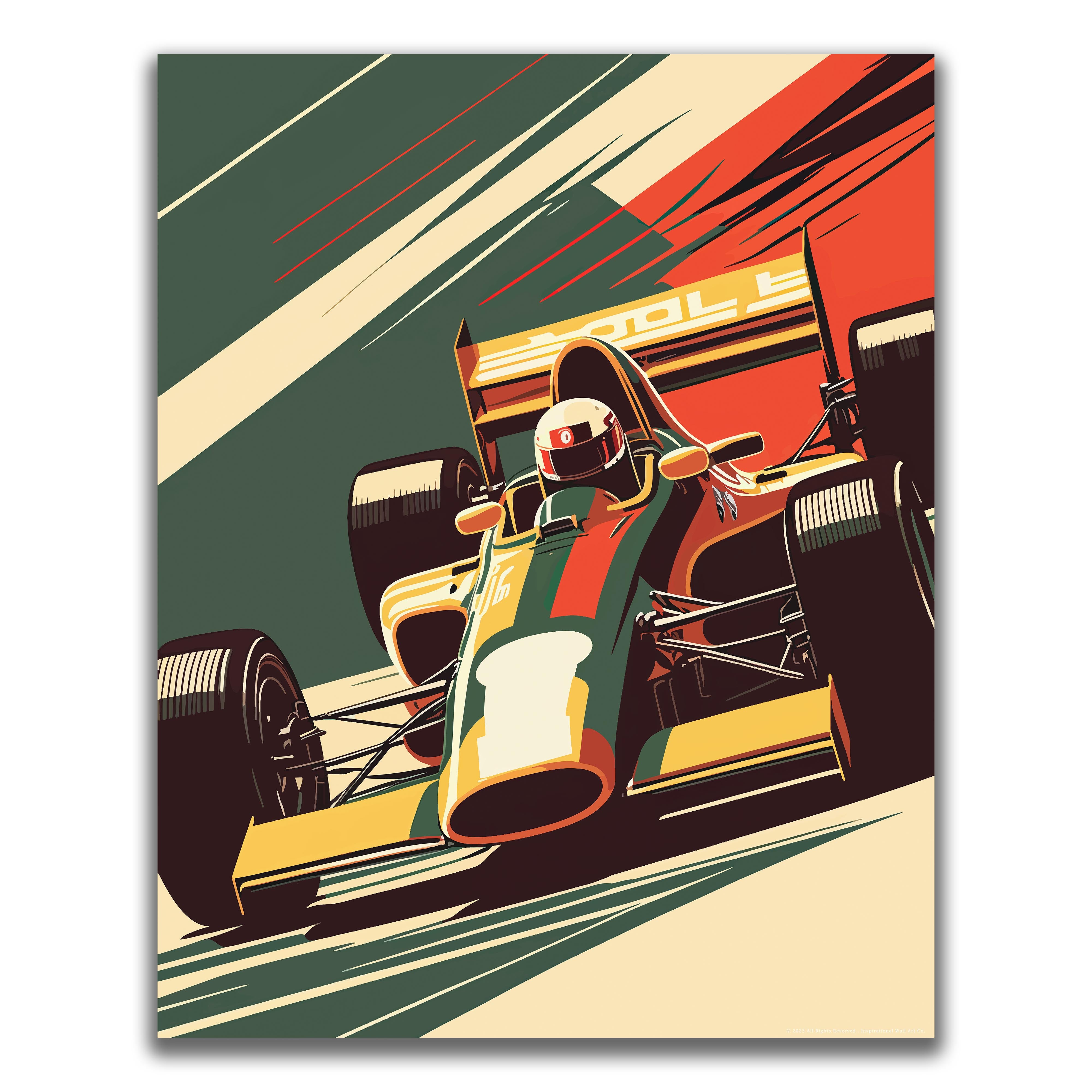 Driven by Passion - Car Poster