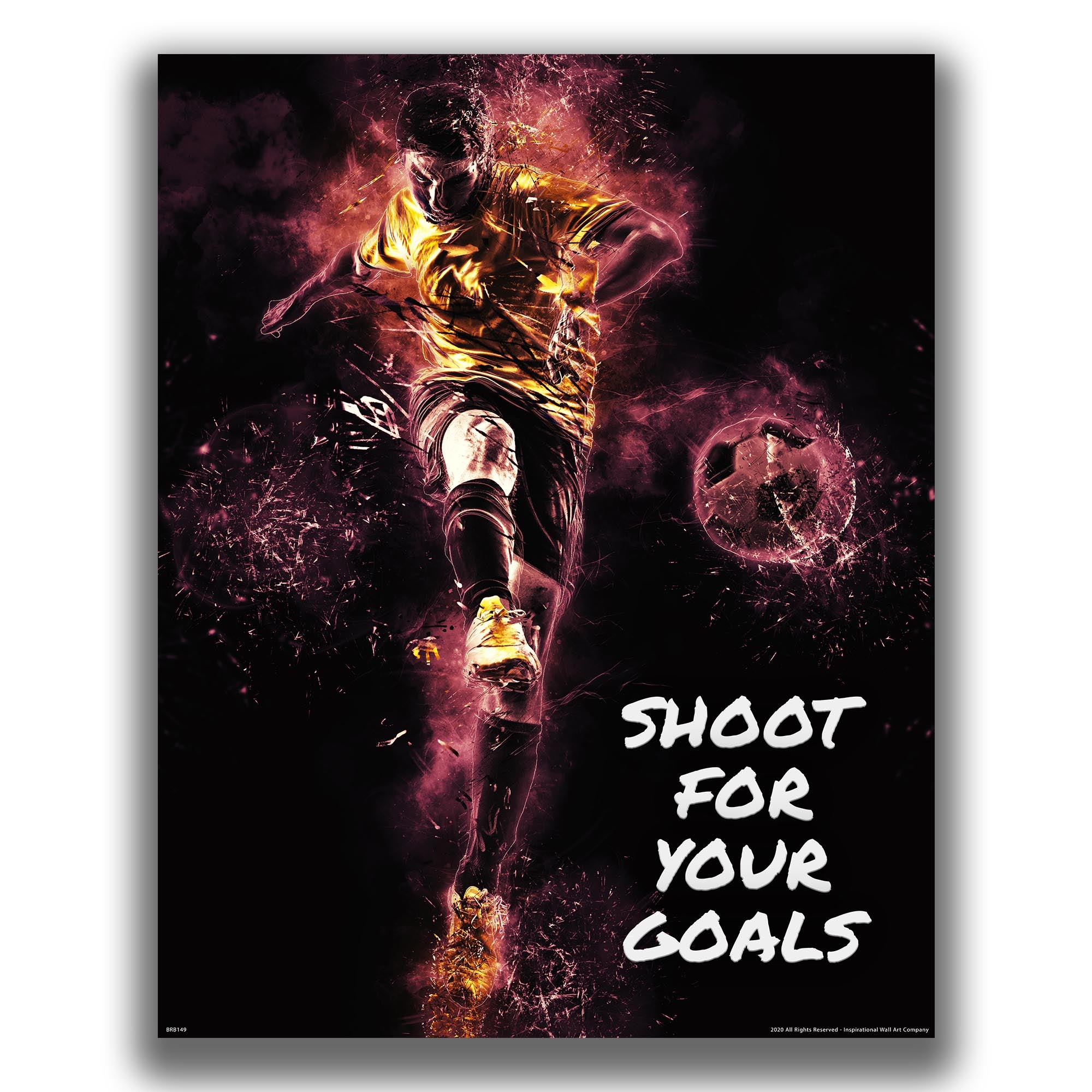 Shoot For Your Goals - Soccer Poster