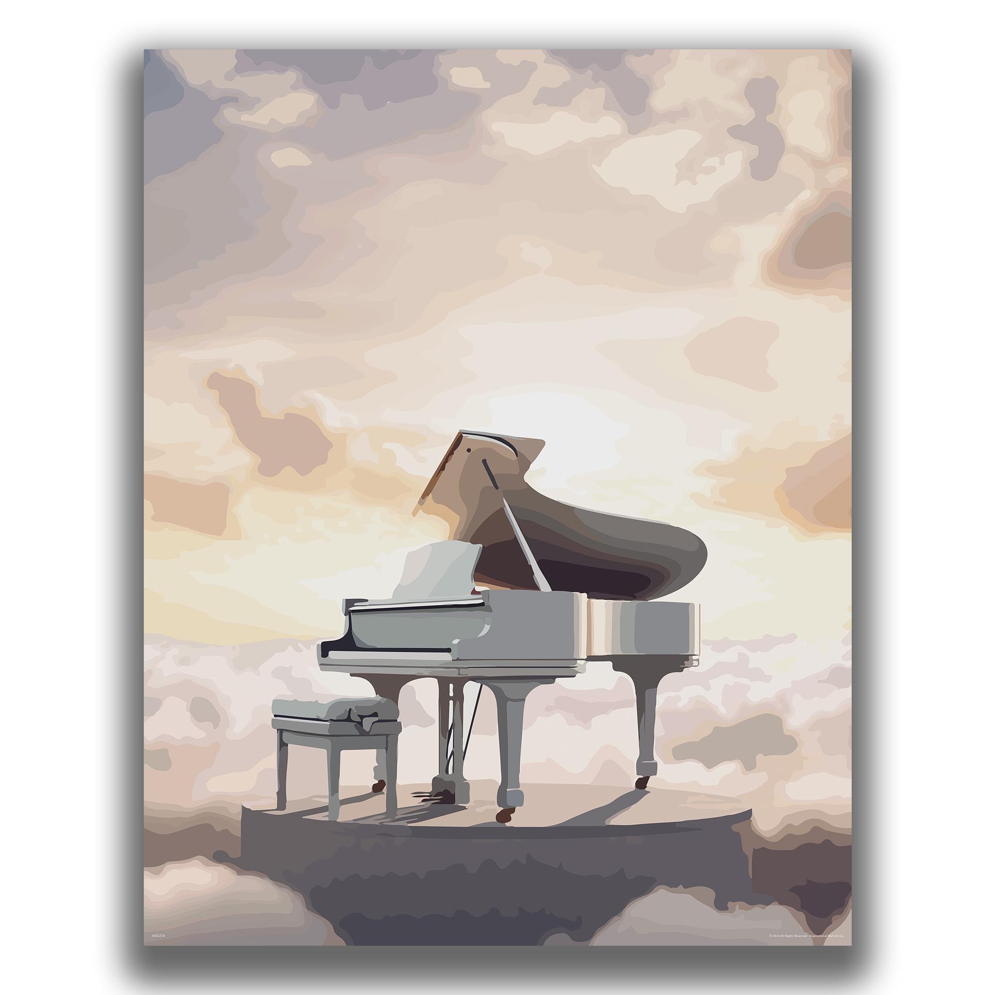 Piano - Music Poster