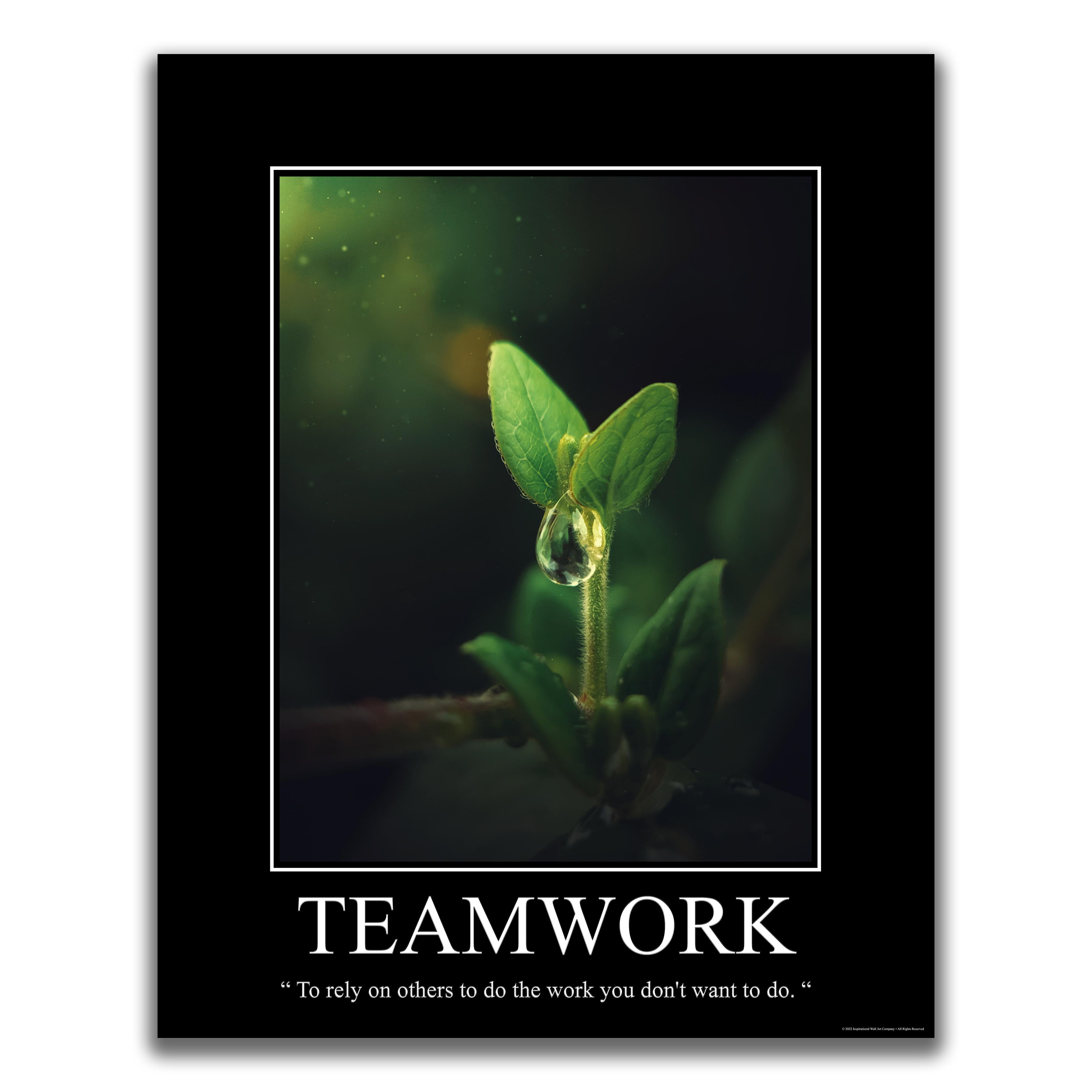 Teamwork - Demotivational Poster