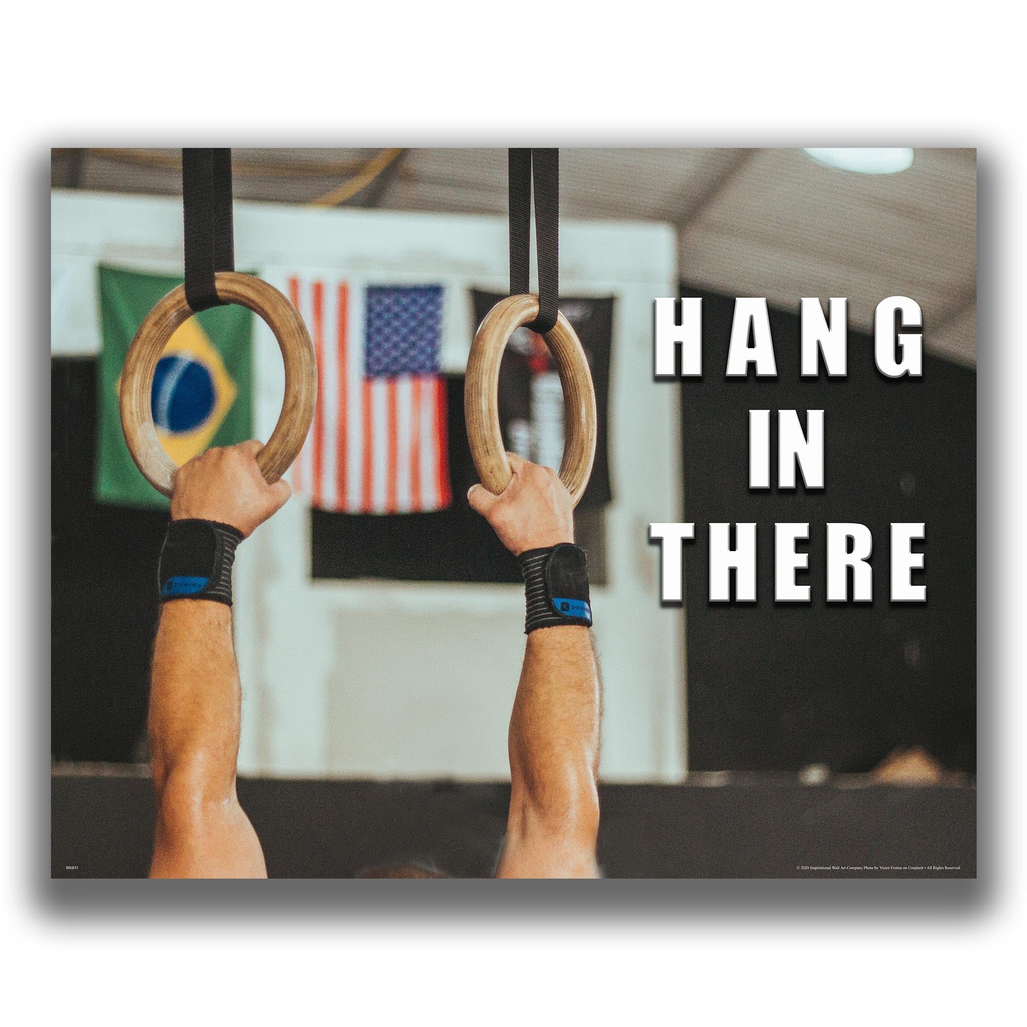 Hang In There - Gymnastics Poster