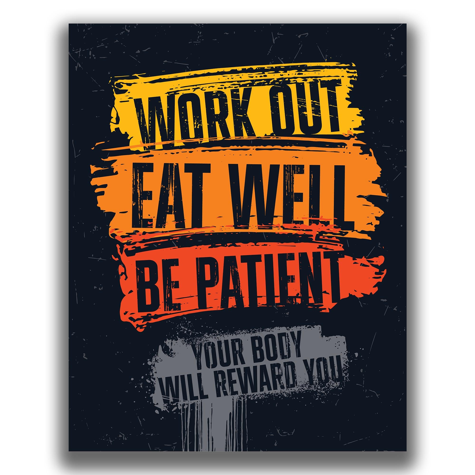 Eat Well - Gym Poster
