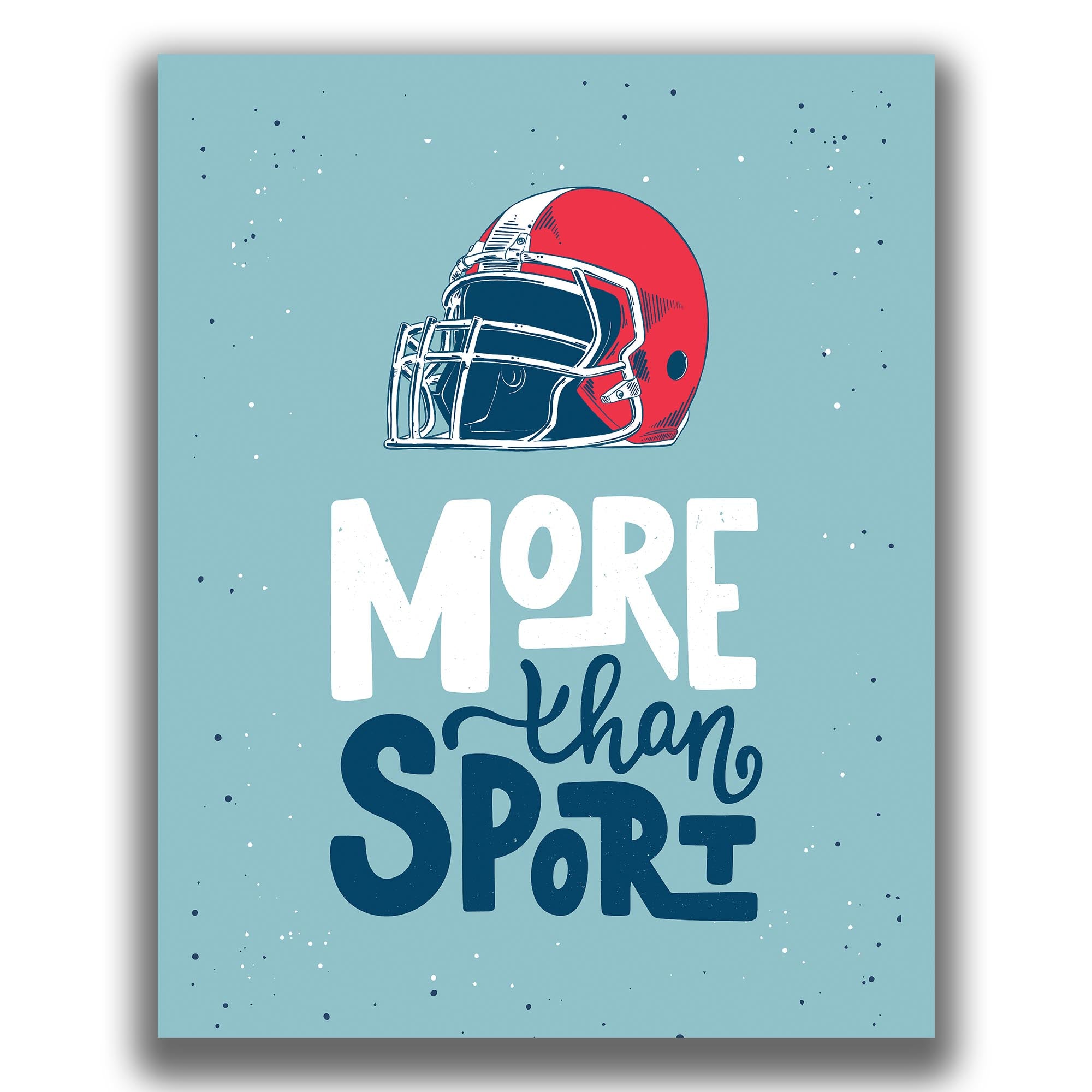 More Than Sport - Football Poster