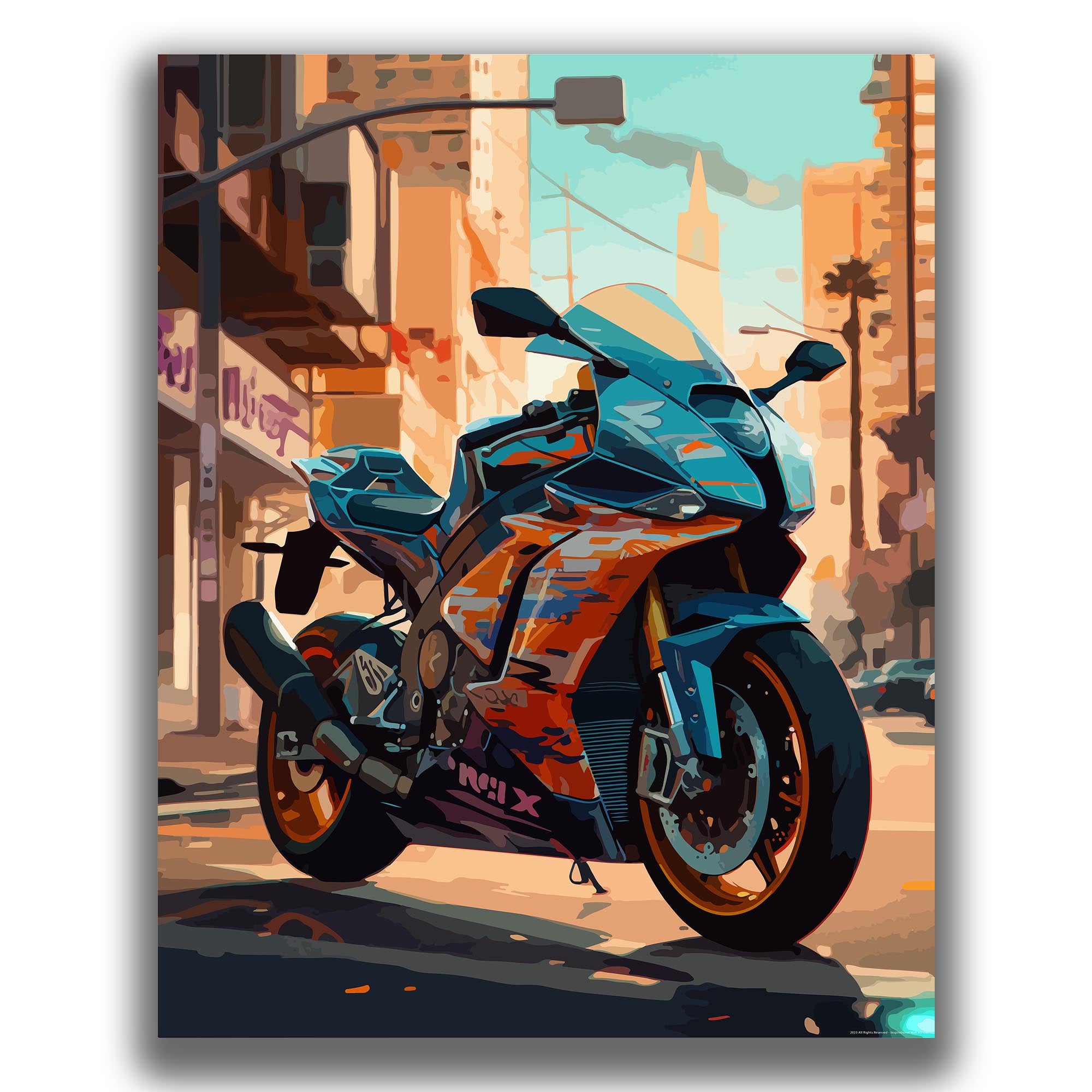 Extravagant - Motorcycle Poster
