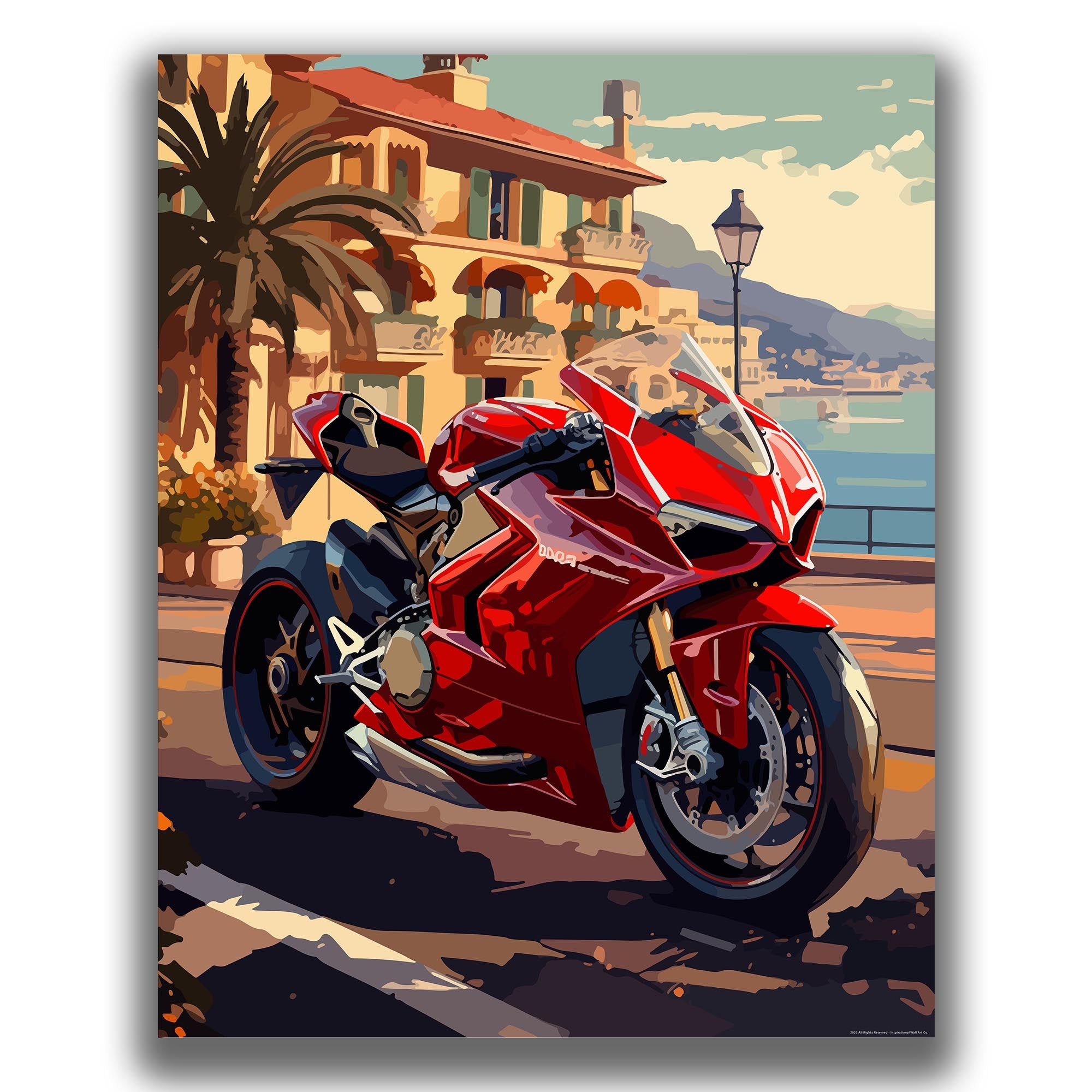 Electrifying - Motorcycle Poster